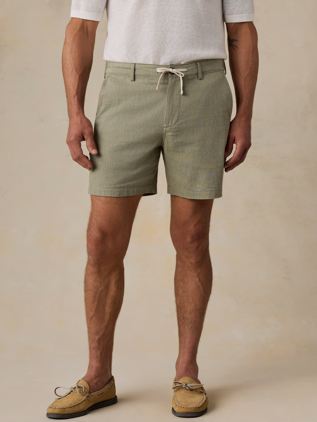 Movementâ„?Linen Short - Sage Cliff