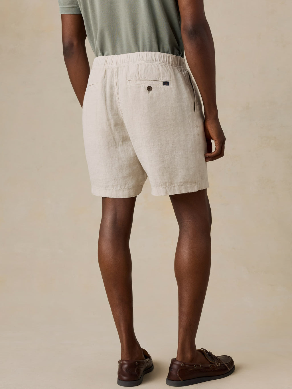 Essential Linen Short (6.5") - Weathered Sand