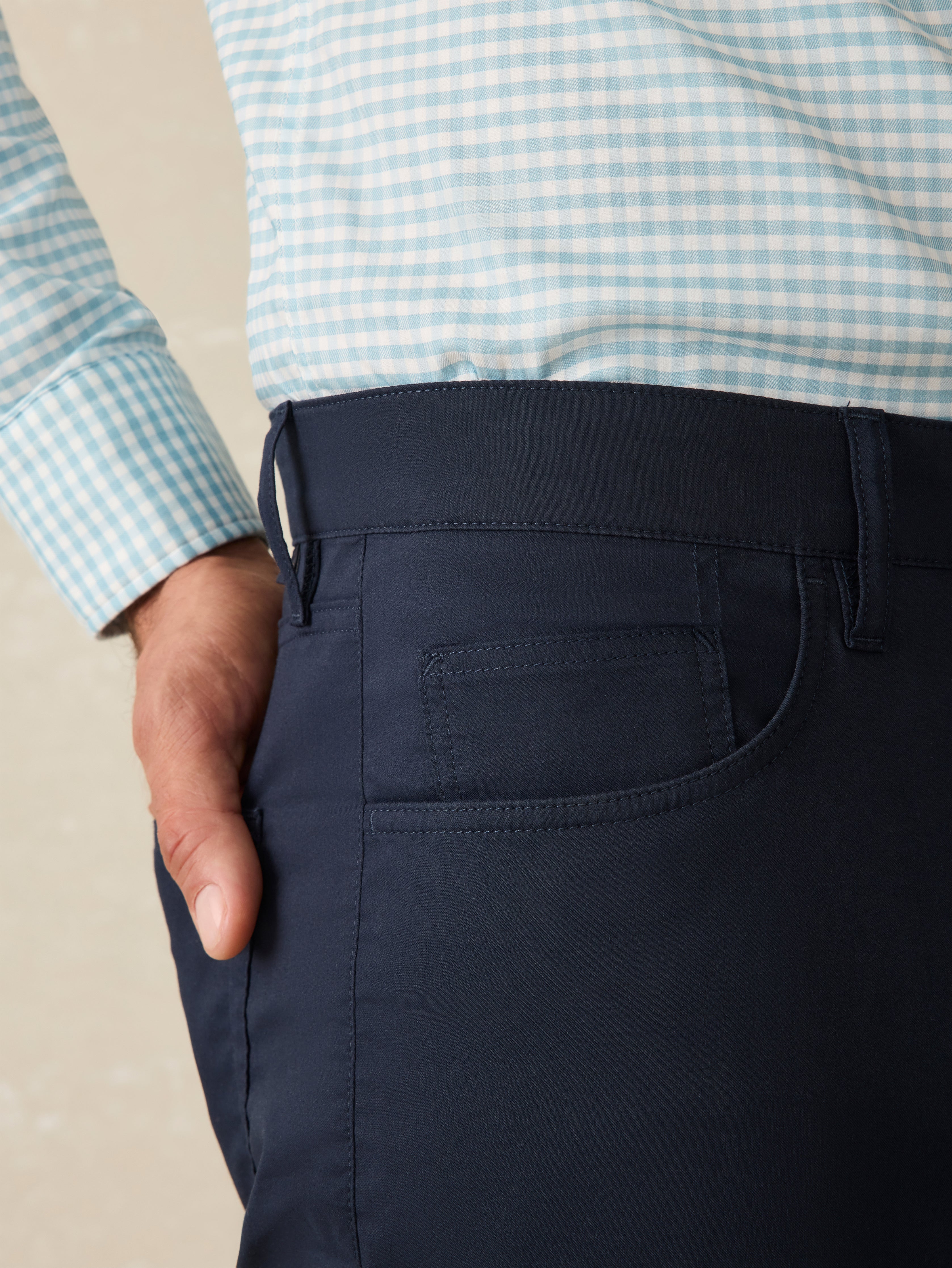 Movement 5-Pocket Pant Athletic Fit Pant - Navy
