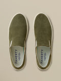 Faherty X Opie Way Slip On Sneaker - Olive