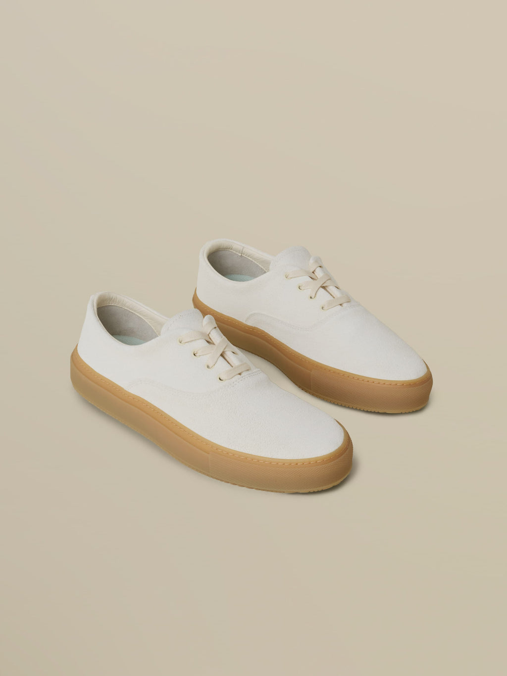 Faherty X Opie Way Deck Sneaker - Off White