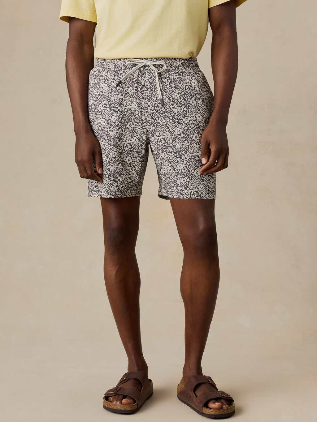 Shorelite Trunk (7") - Washed Black Hilo Floral