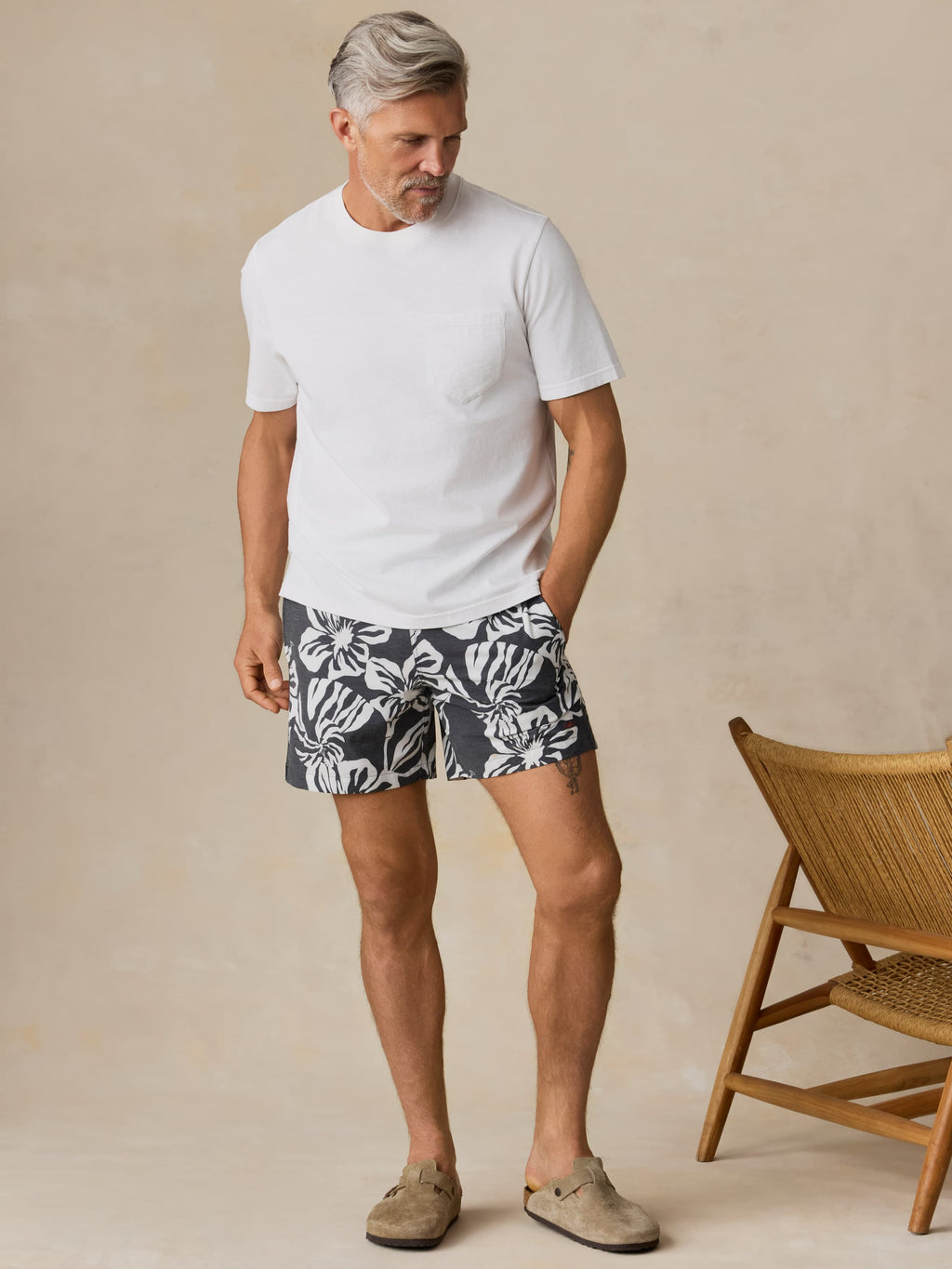 All Dayâ„?Trunk (6") - Midnight White Floral