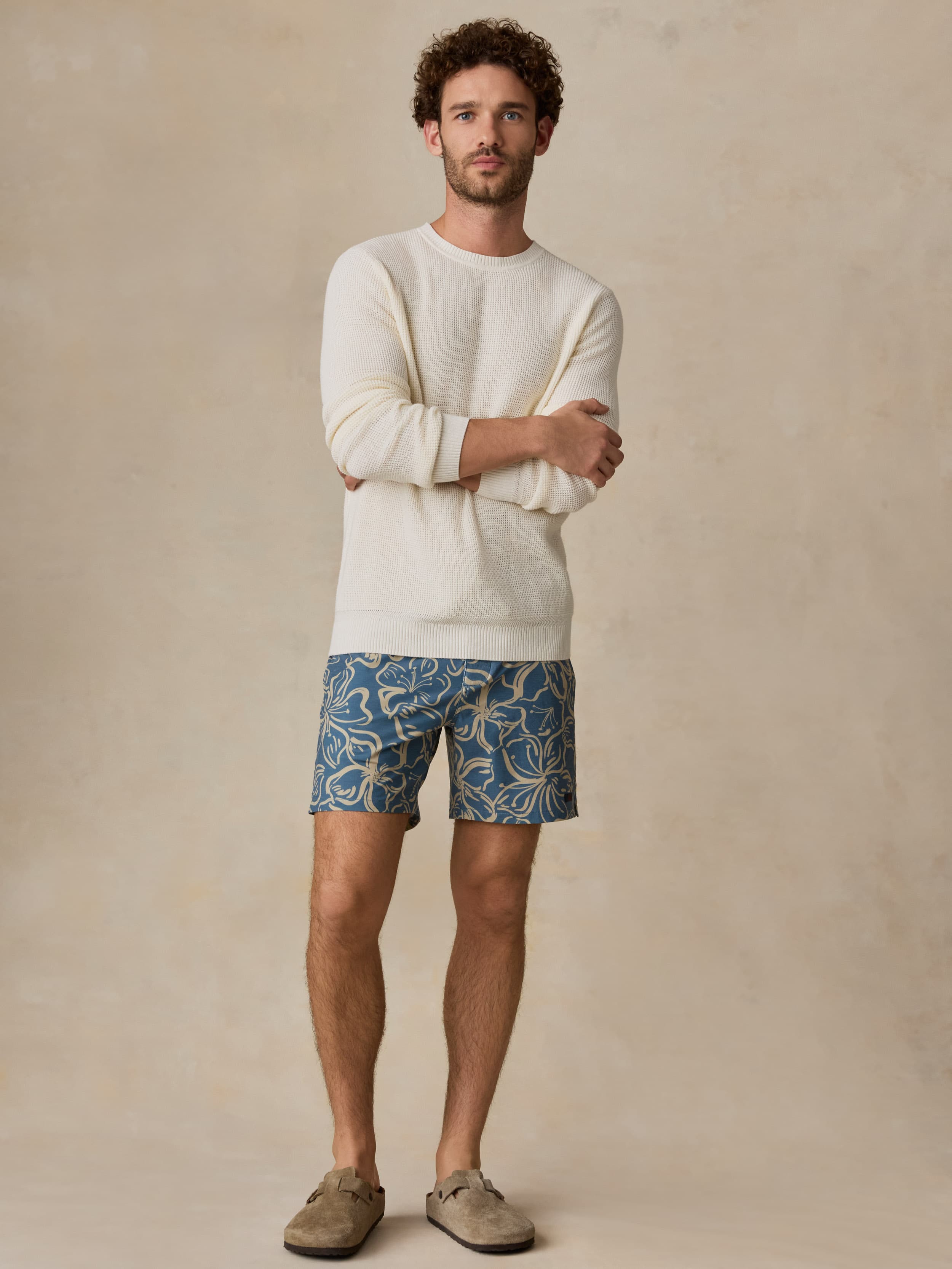 All Dayâ„?Boardshort - Aqua Sand Blossom