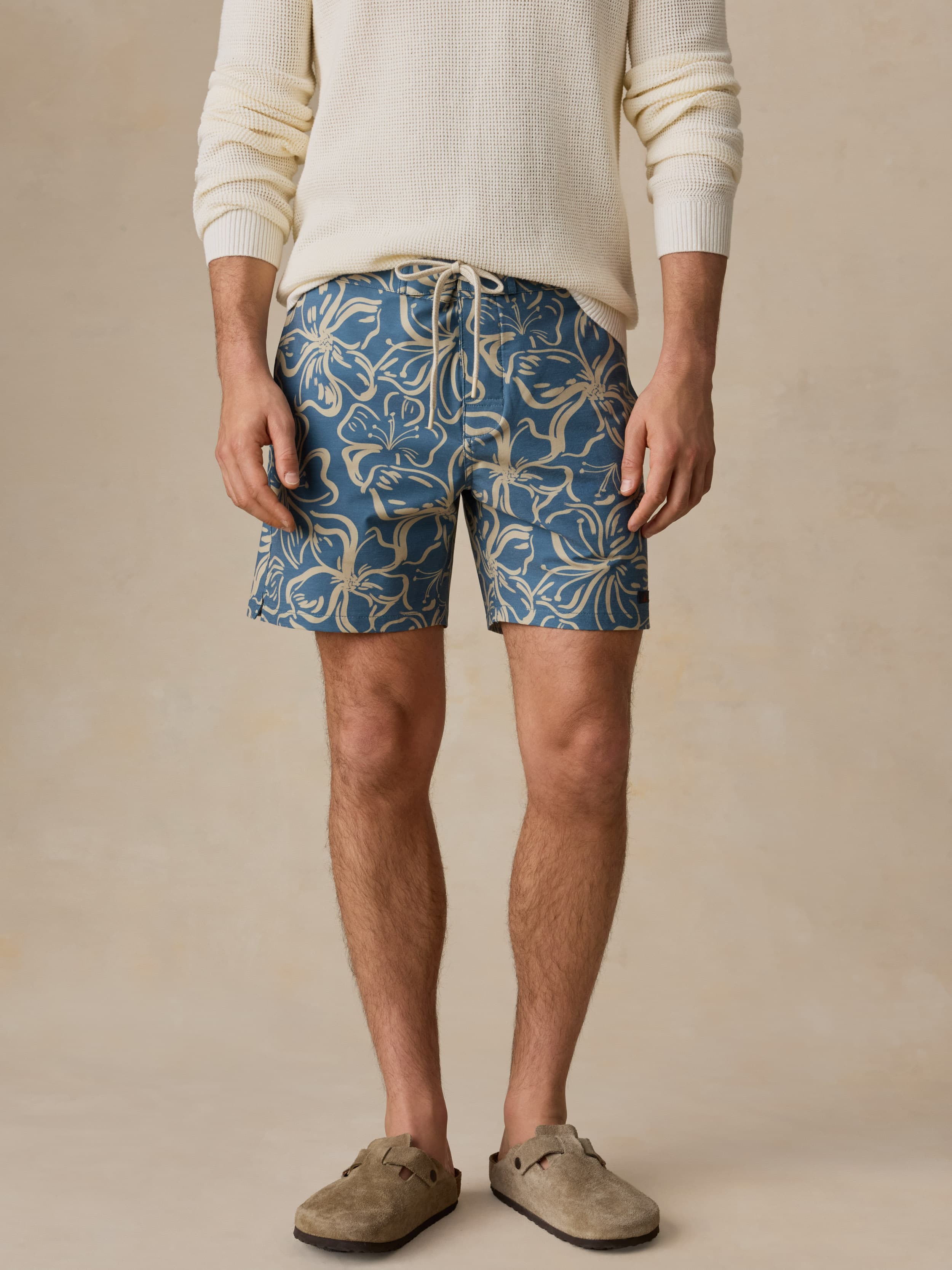 All Dayâ„?Boardshort - Aqua Sand Blossom