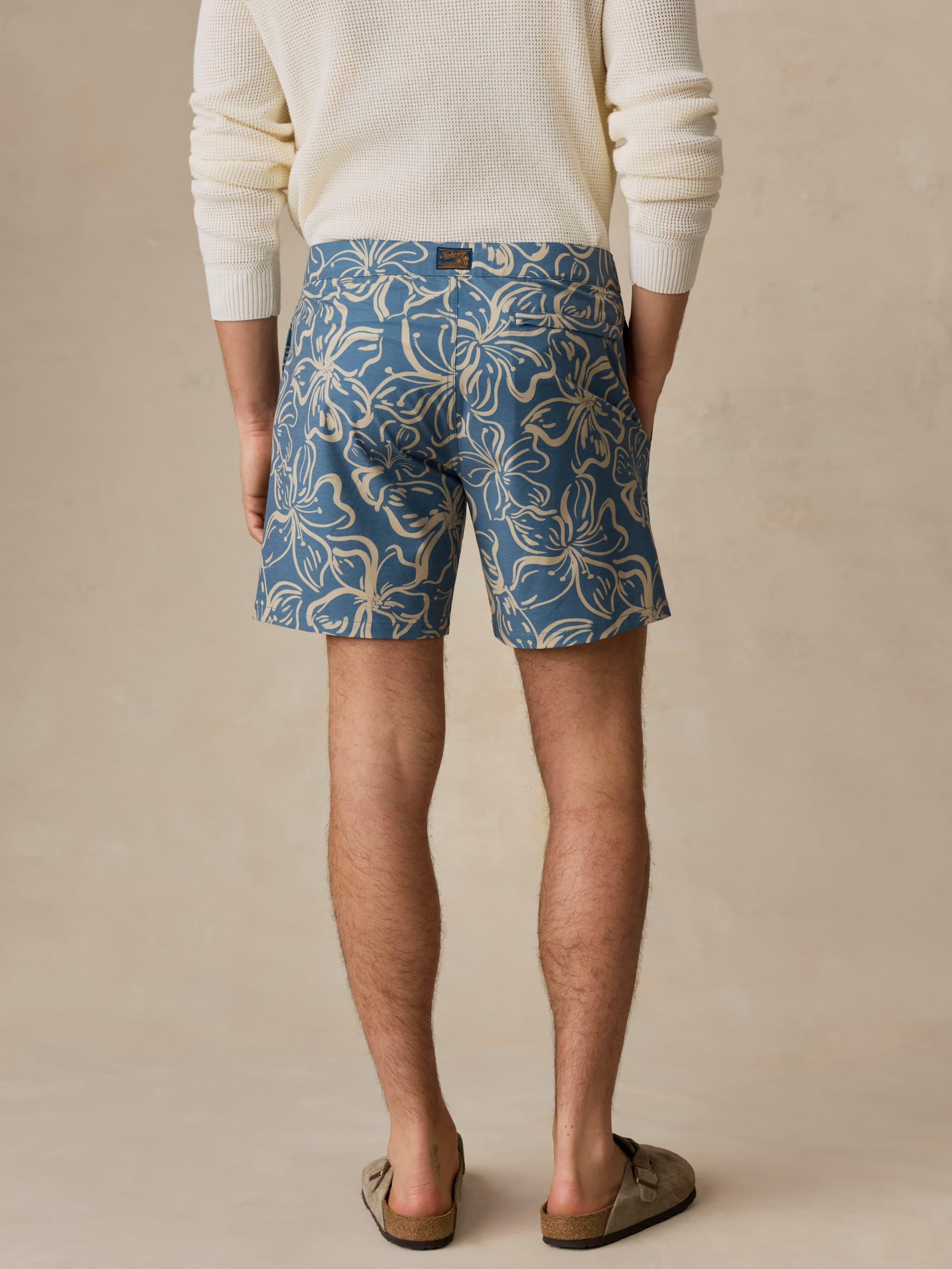 All Dayâ„?Boardshort - Aqua Sand Blossom