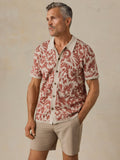 Short-Sleeve Sweater Shirt - Sienna Sky Tropical
