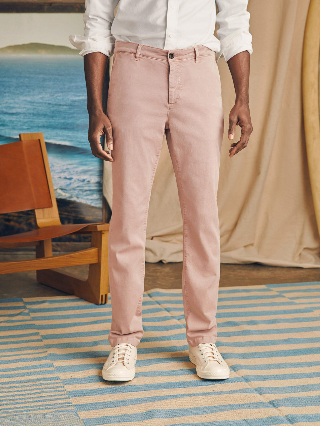 COASTLINE CHINO (34") - Spring Quartz