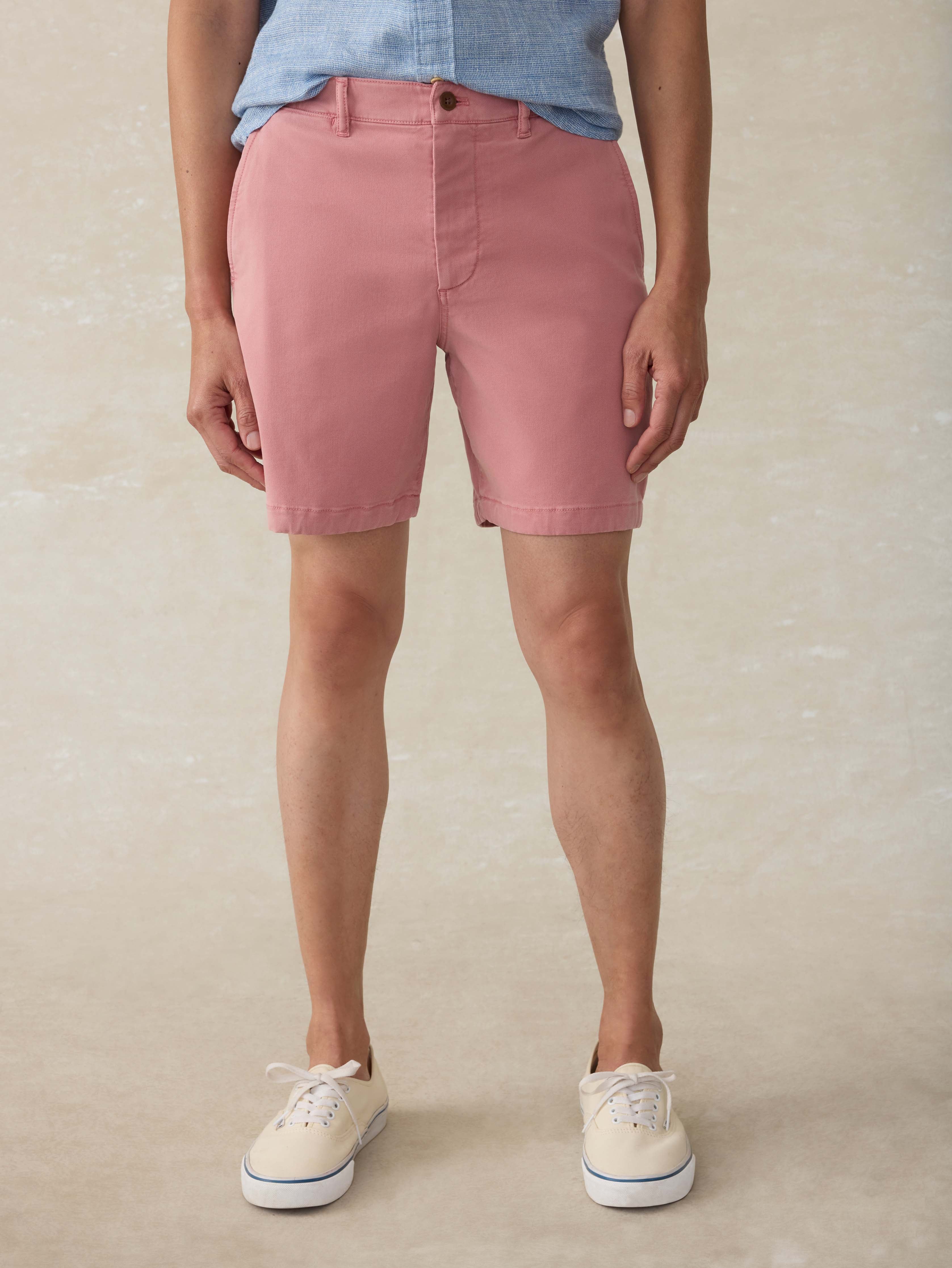 Coastline Chino Short (7") - Faded Flag