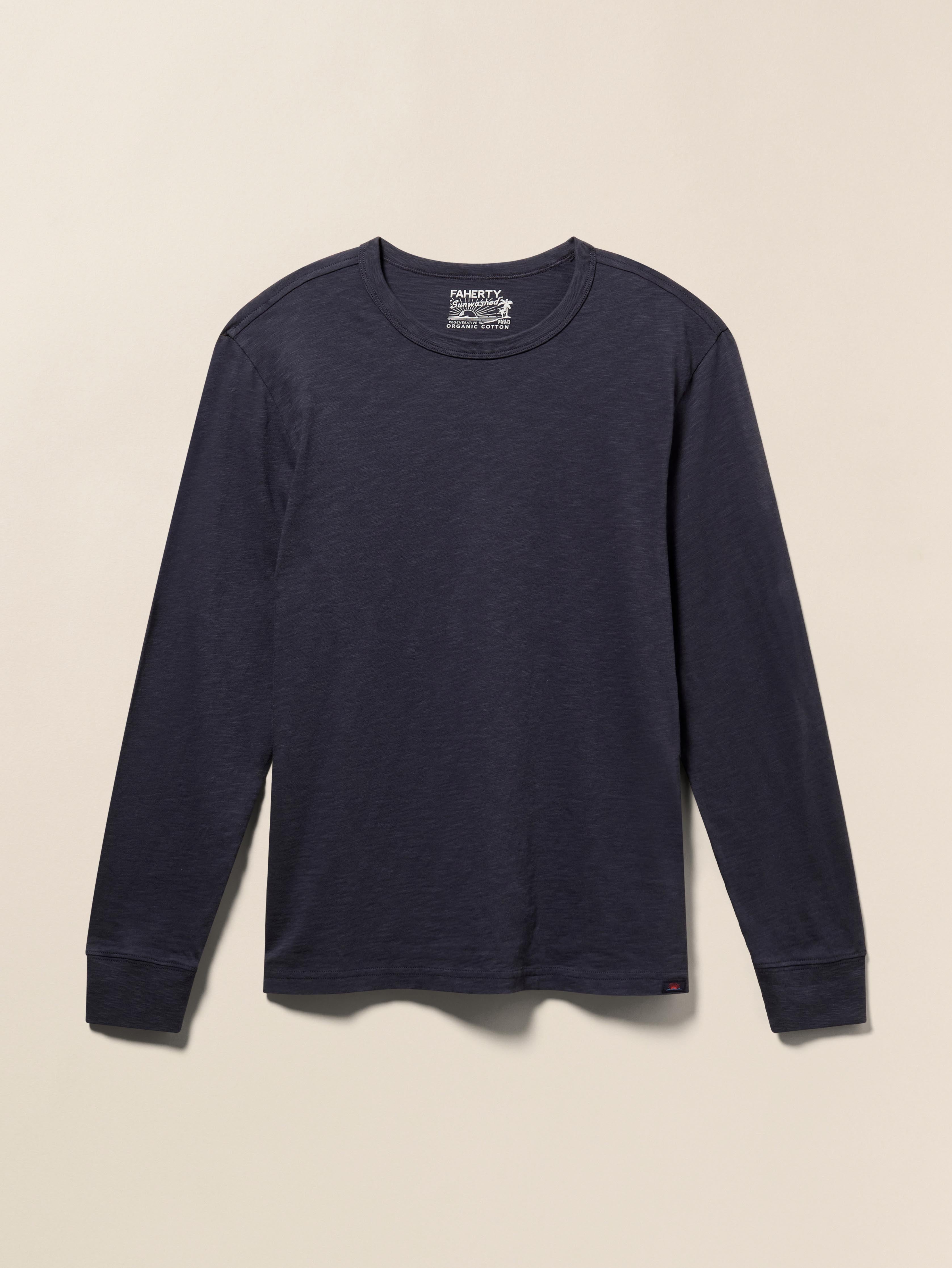 Long-Sleeve Sunwashed Tee - Dune Navy