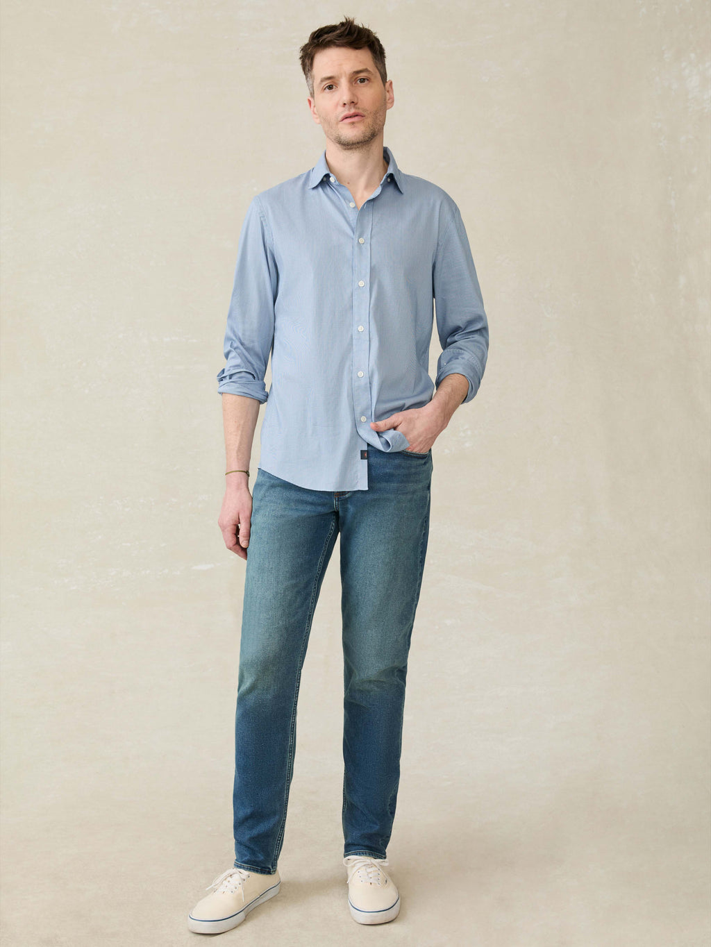 The Movementâ„?Shirt - Azure Pincheck