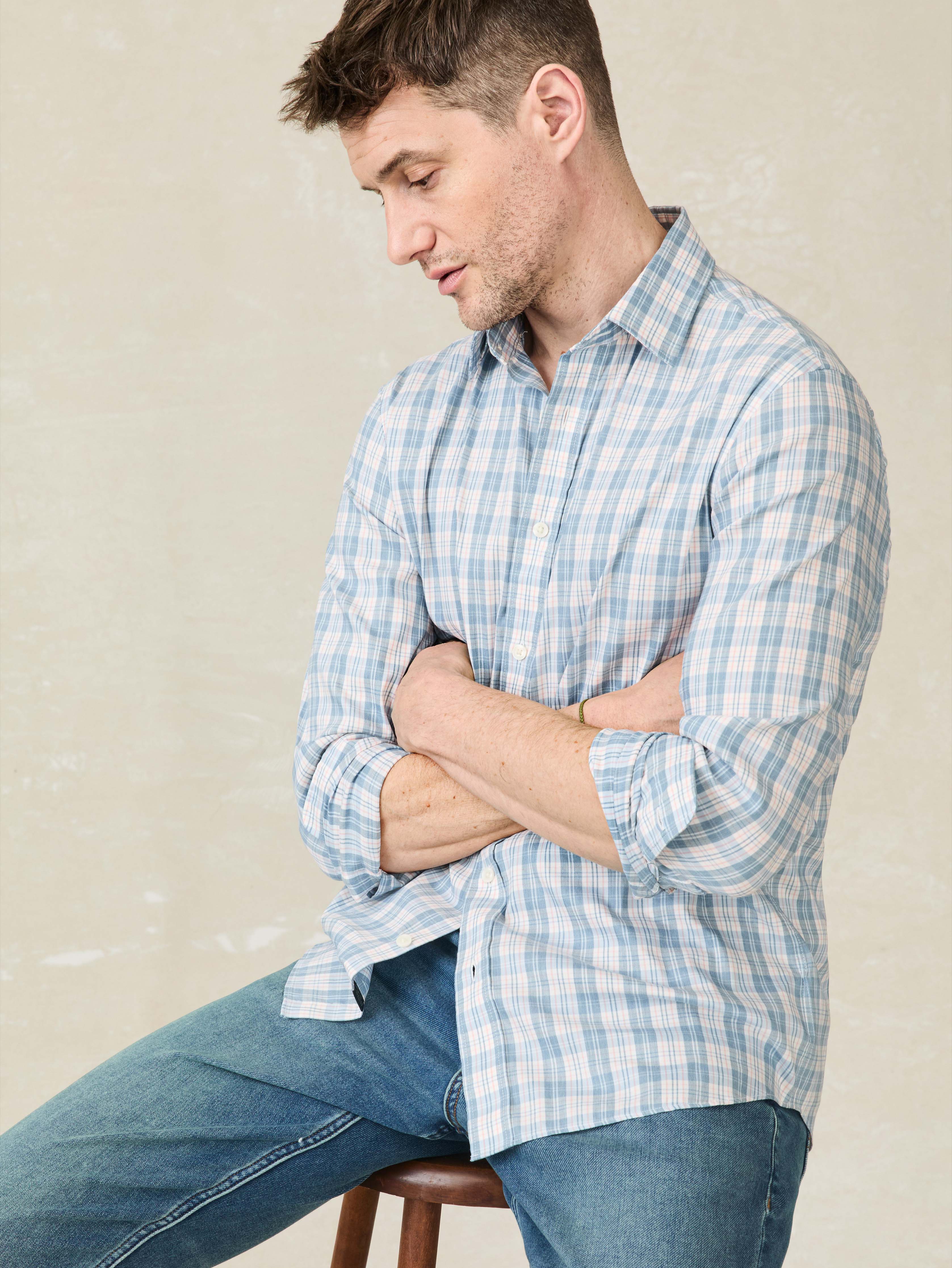 The Movementâ„?Shirt - Cloud Lake Plaid