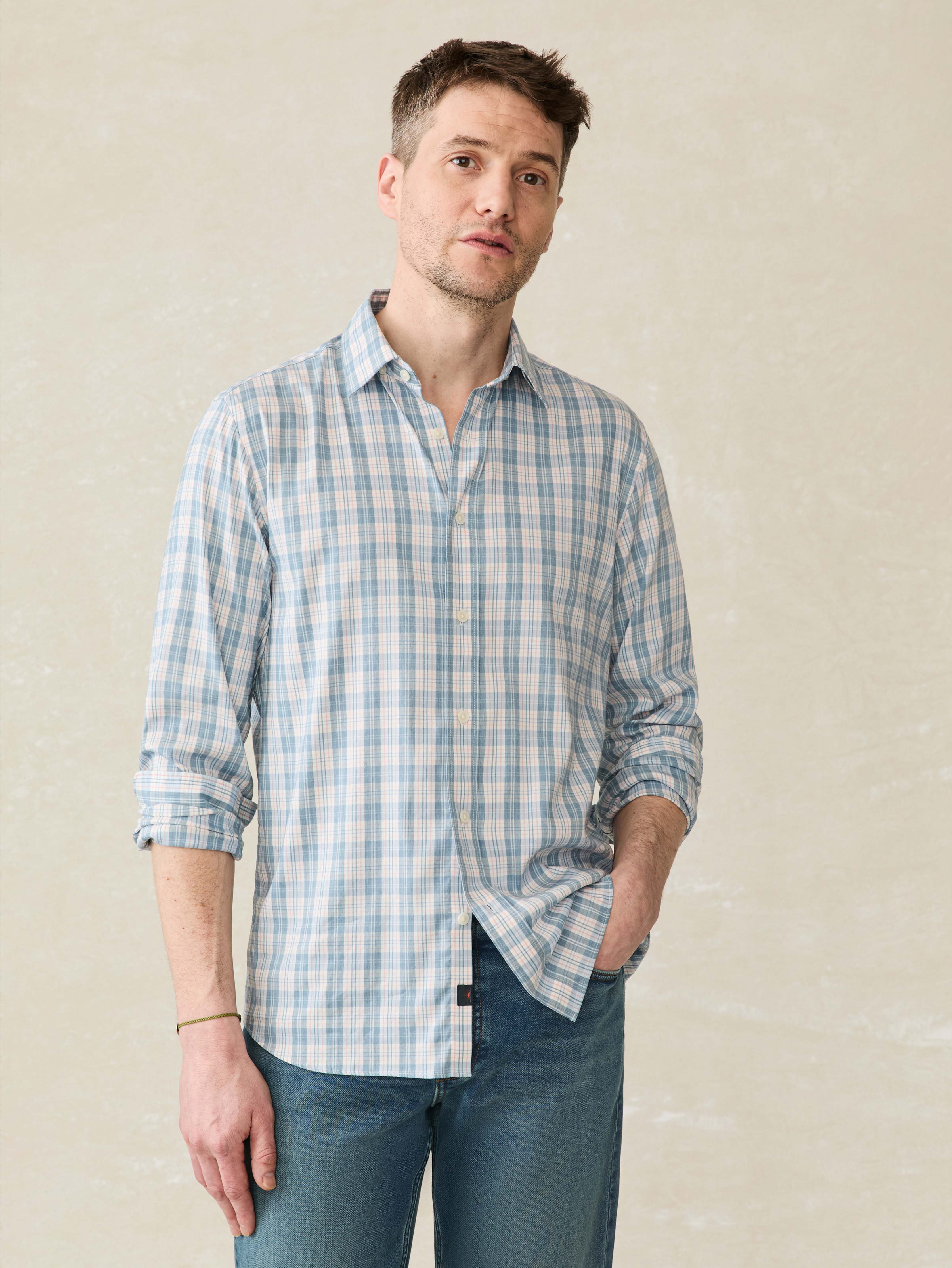 The Movementâ„?Shirt - Cloud Lake Plaid