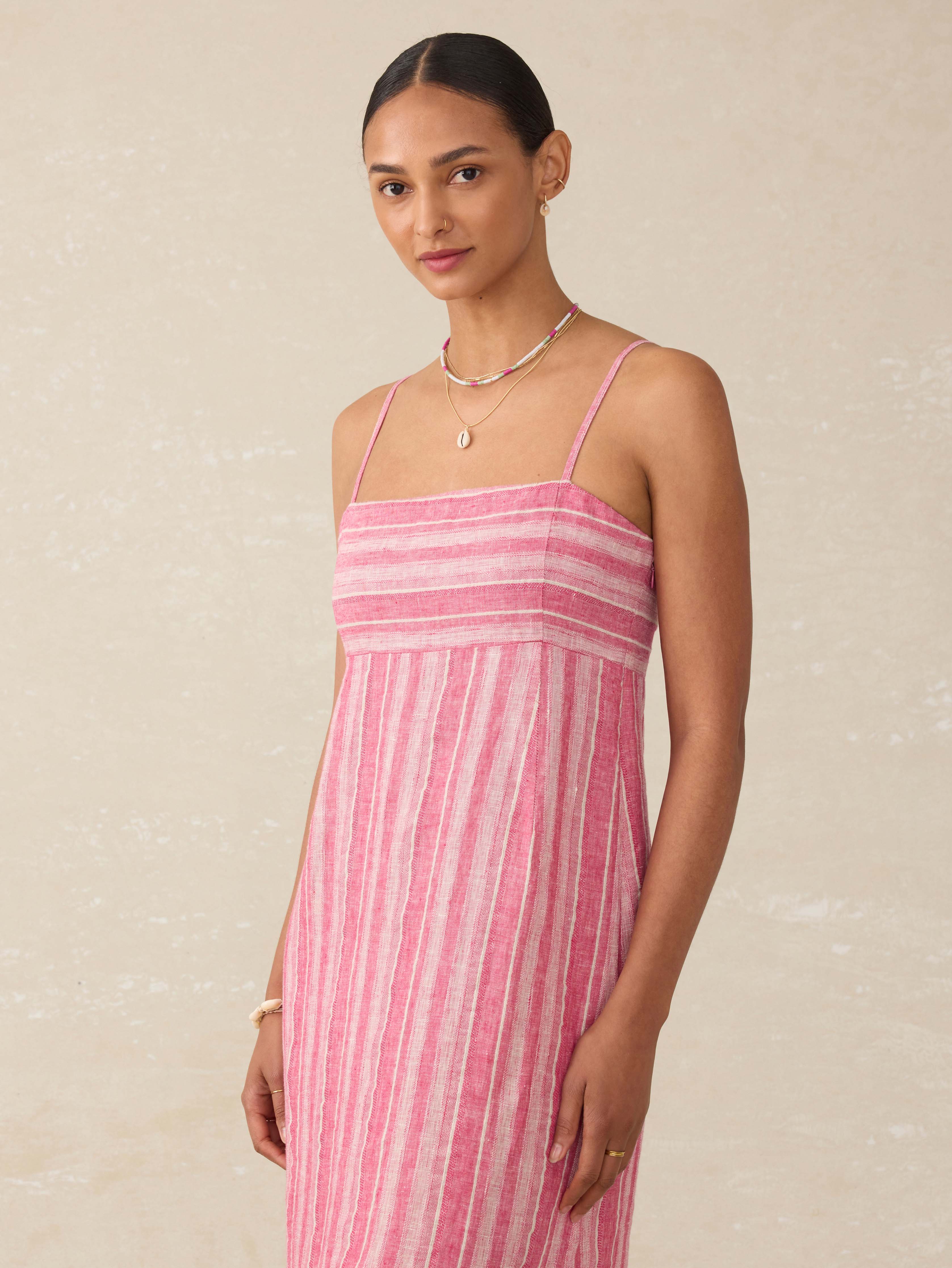Sienna Sun Dress - Granita Stripe