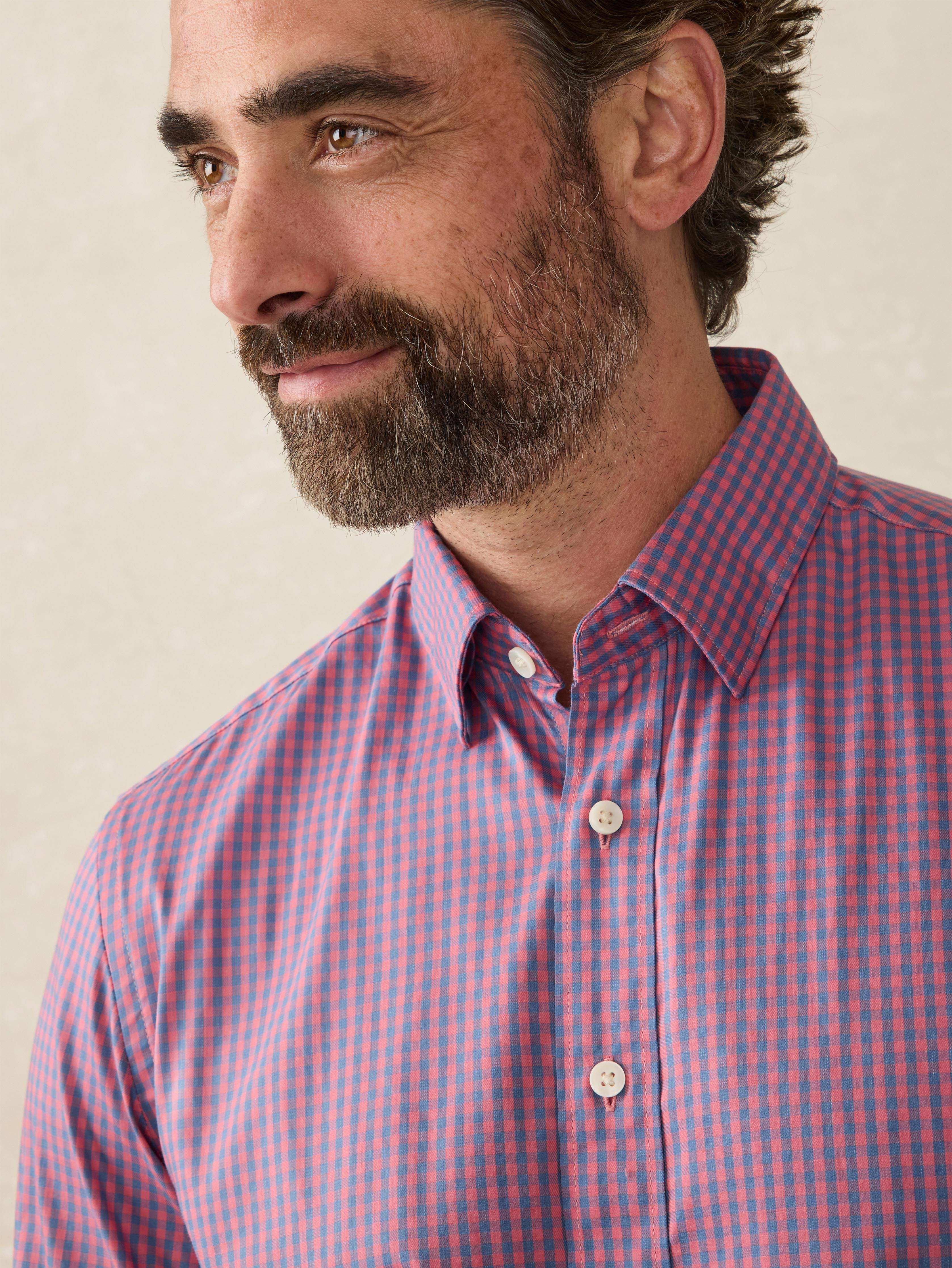 The Movementâ„?Shirt - Blue Rose Gingham