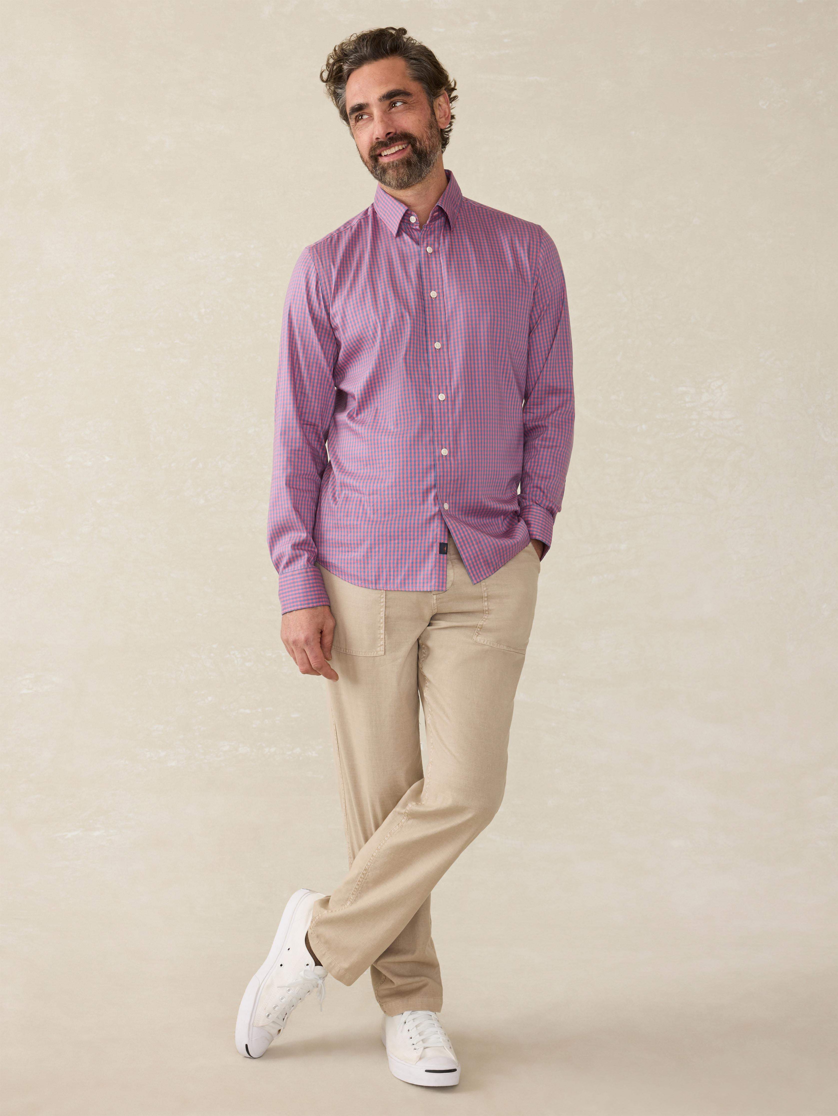 The Movementâ„?Shirt - Blue Rose Gingham