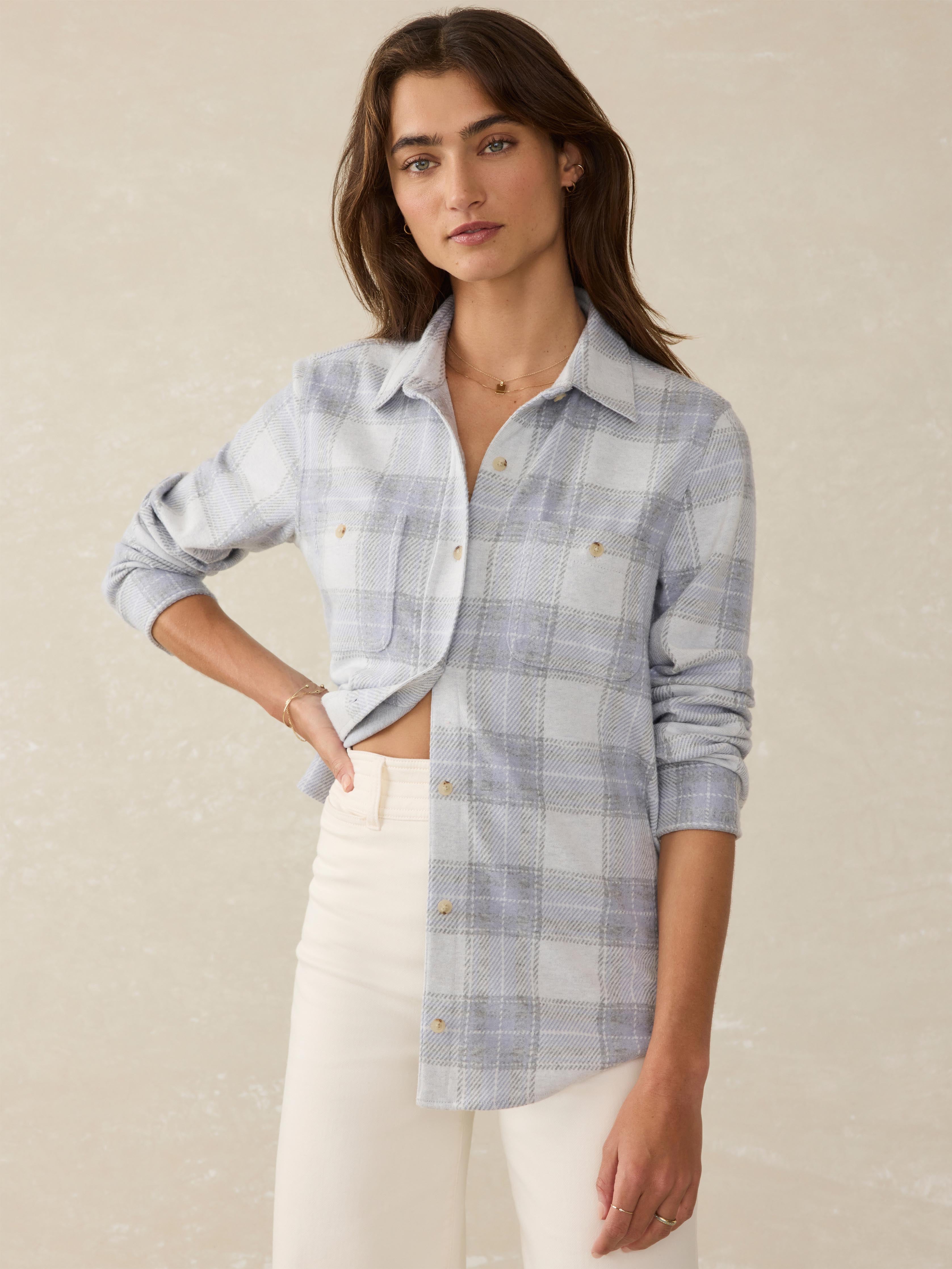 Legendâ„?Sweater Shirt - Blue Ravine Plaid