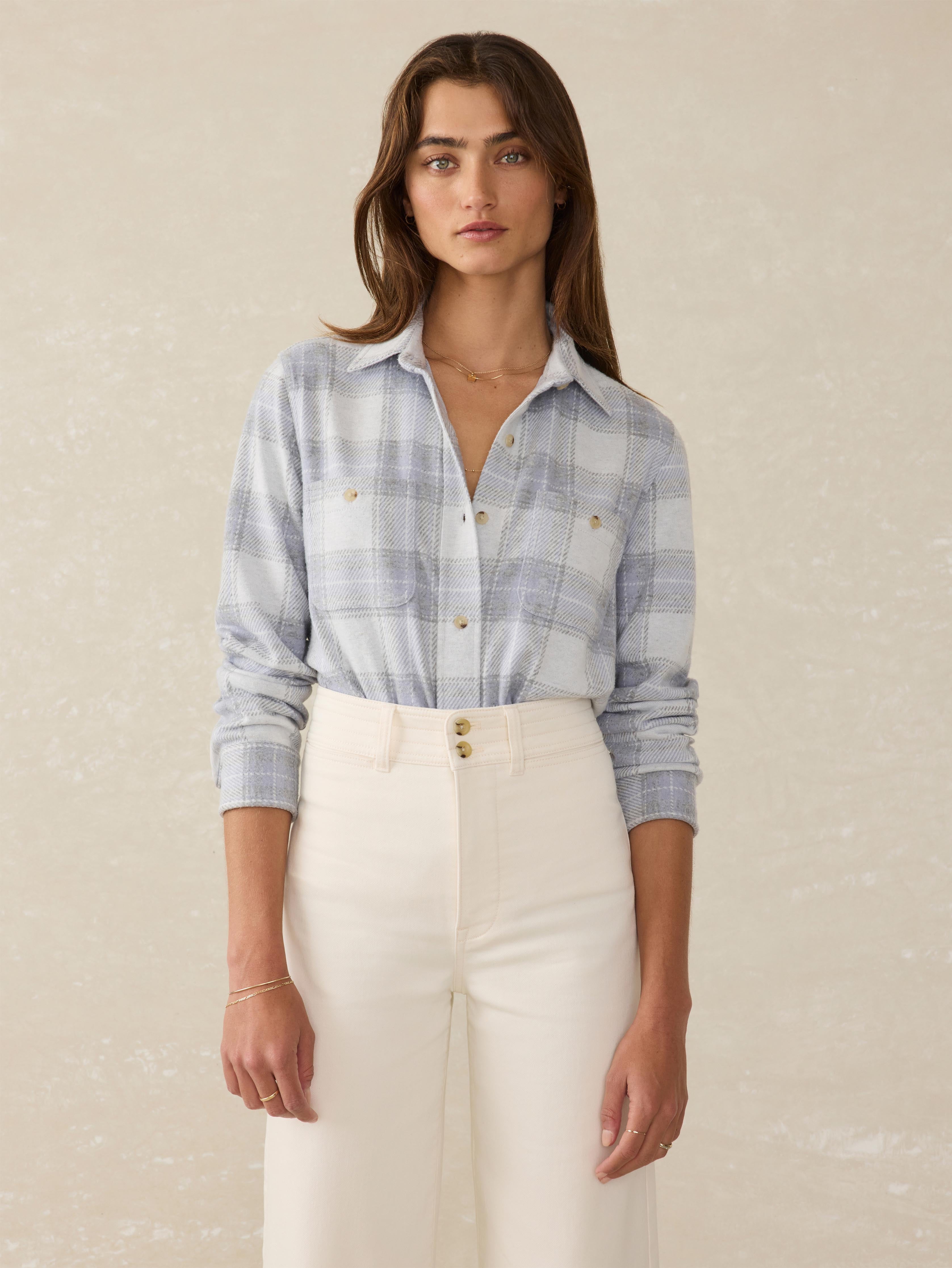 Legendâ„?Sweater Shirt - Blue Ravine Plaid