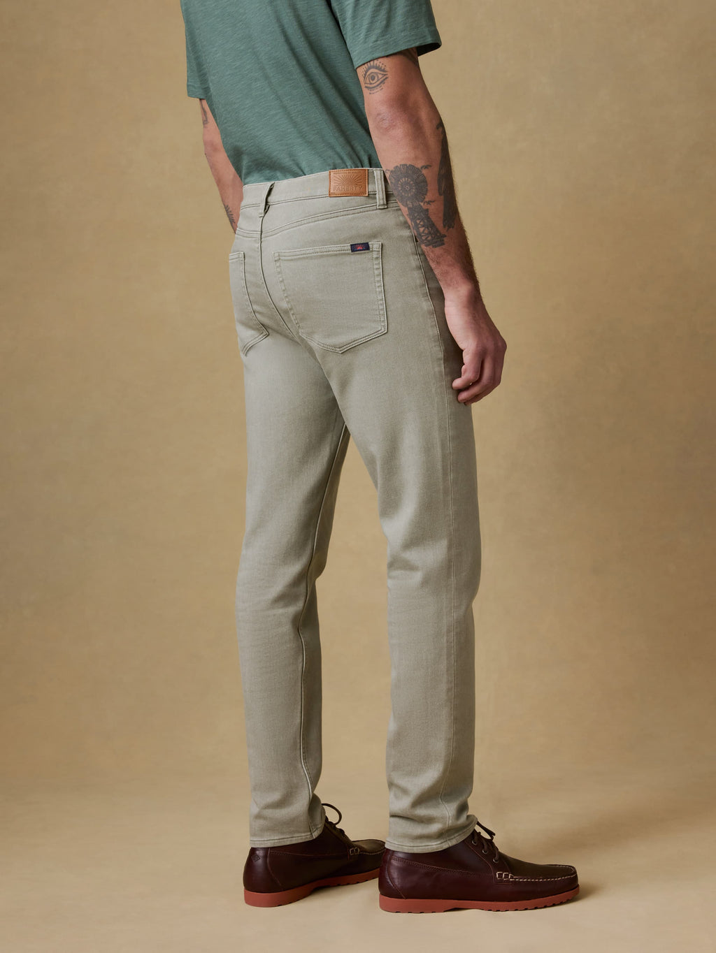 Stretch Terry 5-Pocket Pant - Coastal Sage