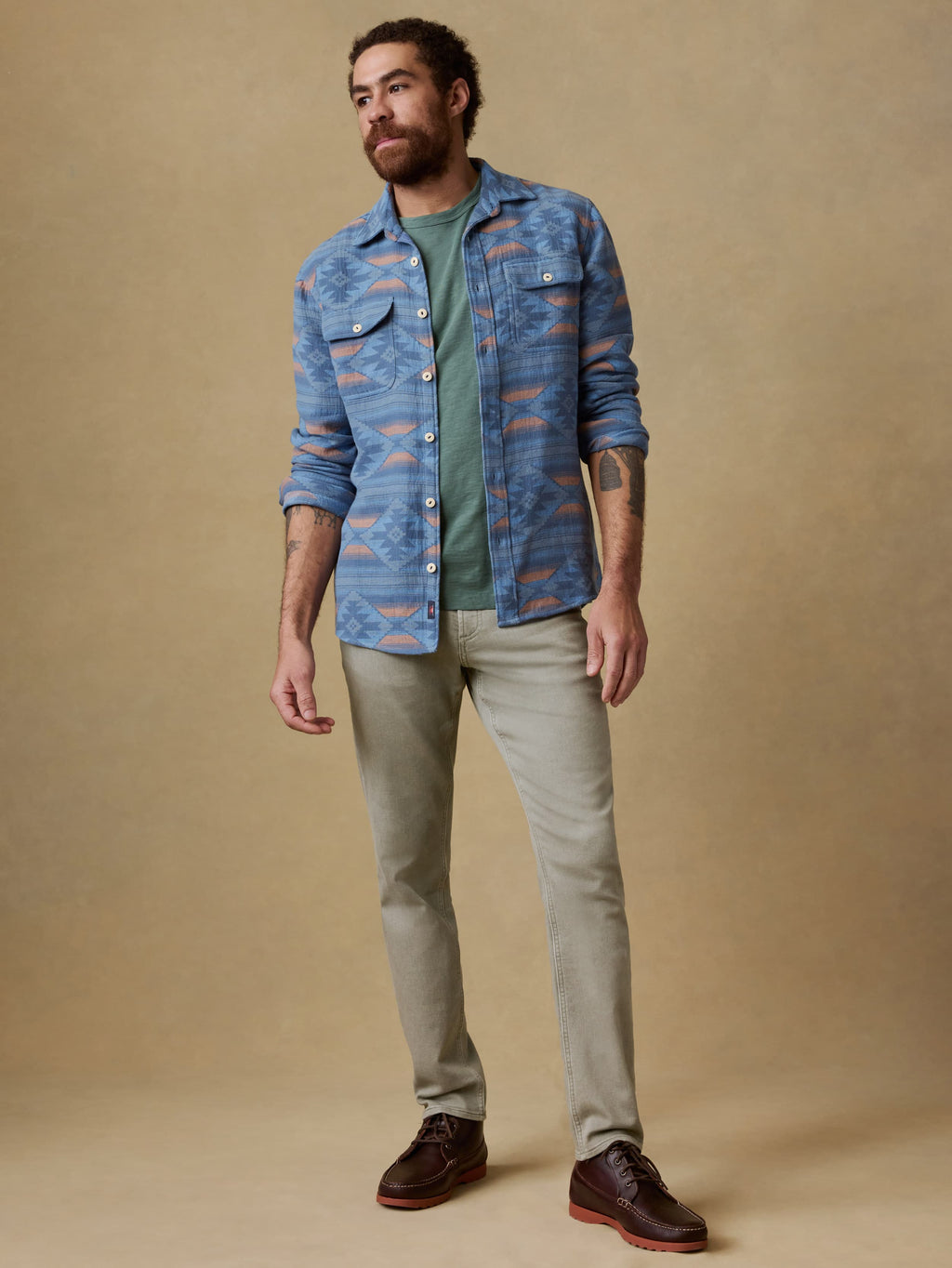 Stretch Terry 5-Pocket Pant - Coastal Sage