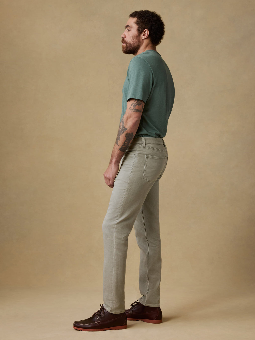 Stretch Terry 5-Pocket Pant - Coastal Sage