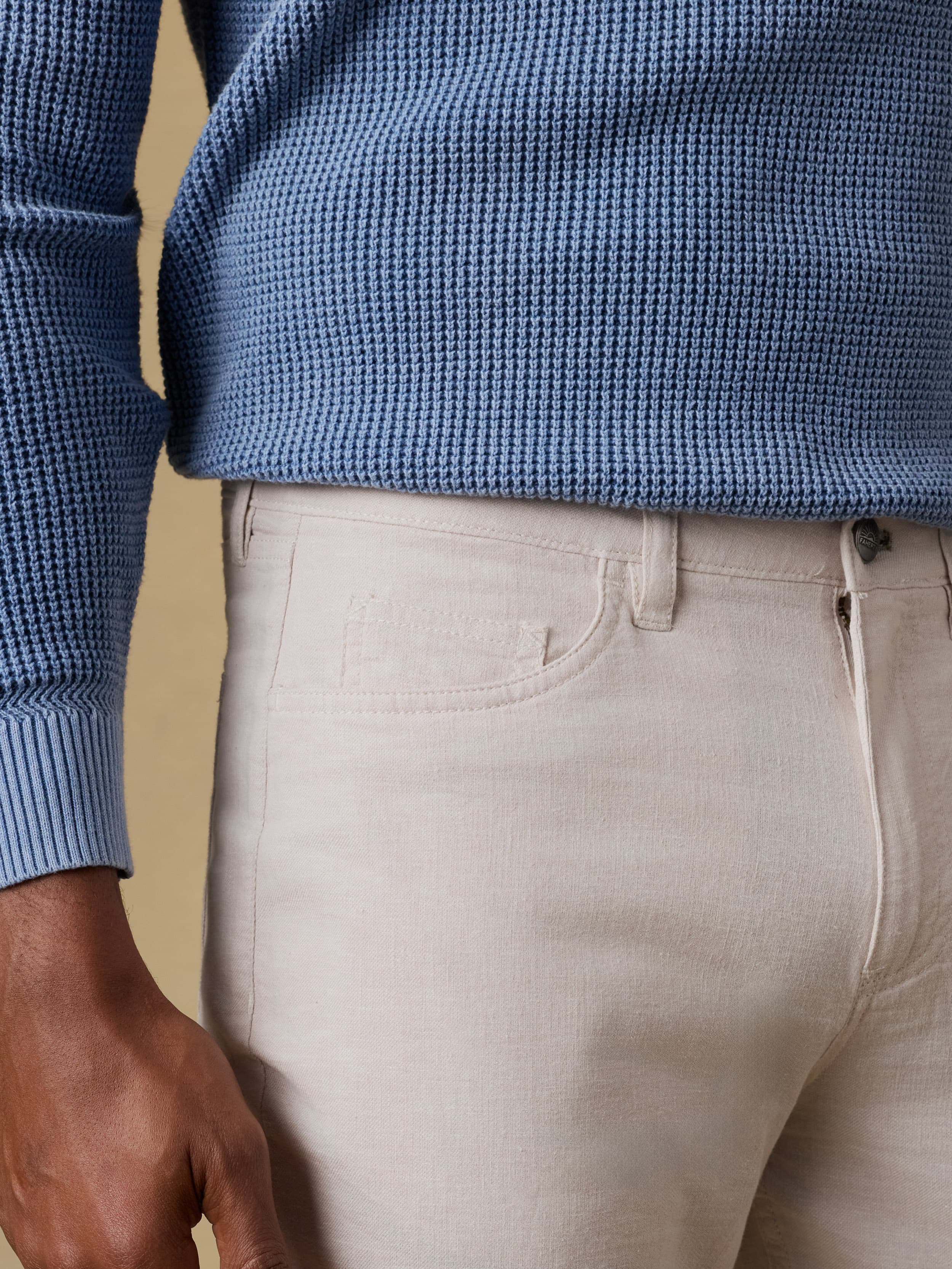 Movementâ„?Linen 5-Pocket Pant - Dorset Sand