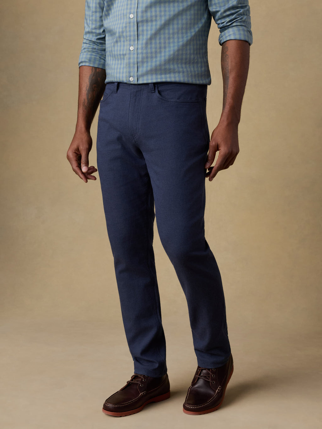 Movementâ„?Linen 5-Pocket Pant - Deep Sea Navy
