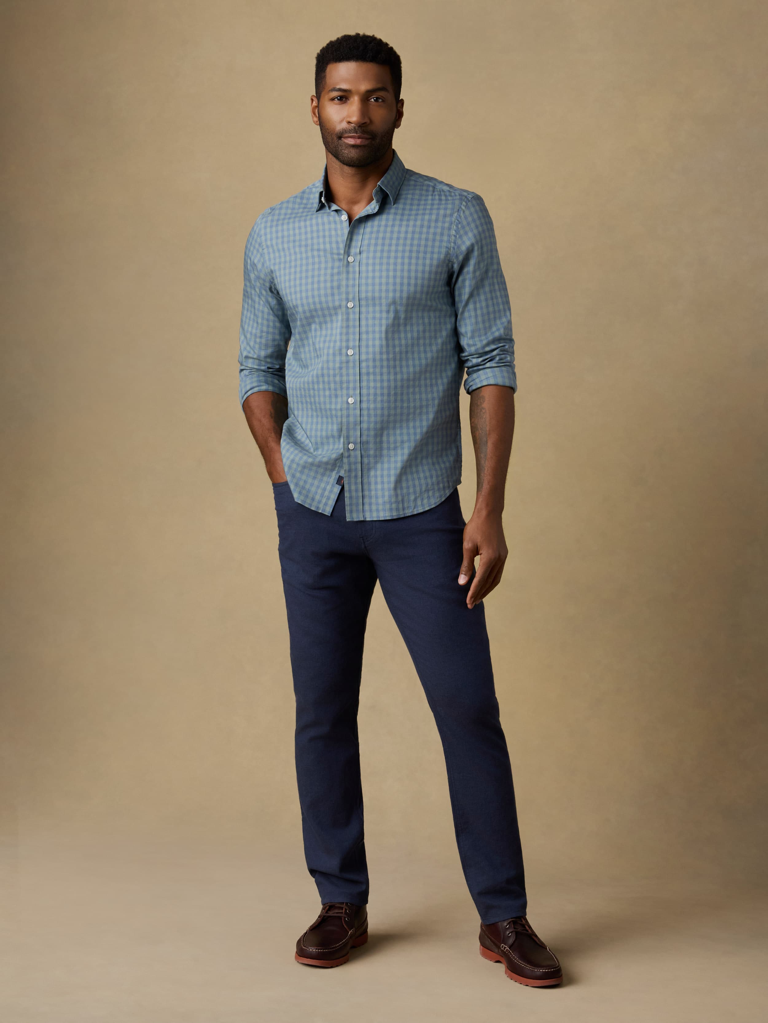 Movementâ„?Linen 5-Pocket Pant - Deep Sea Navy
