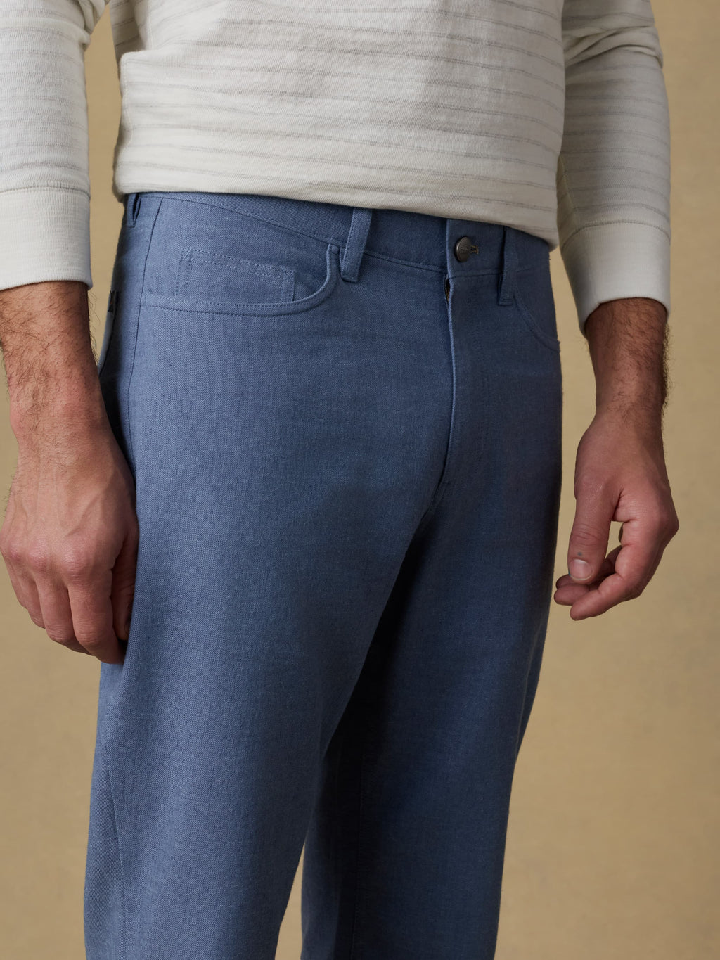 Movementâ„?Linen 5-Pocket Pant - Dusk Blue