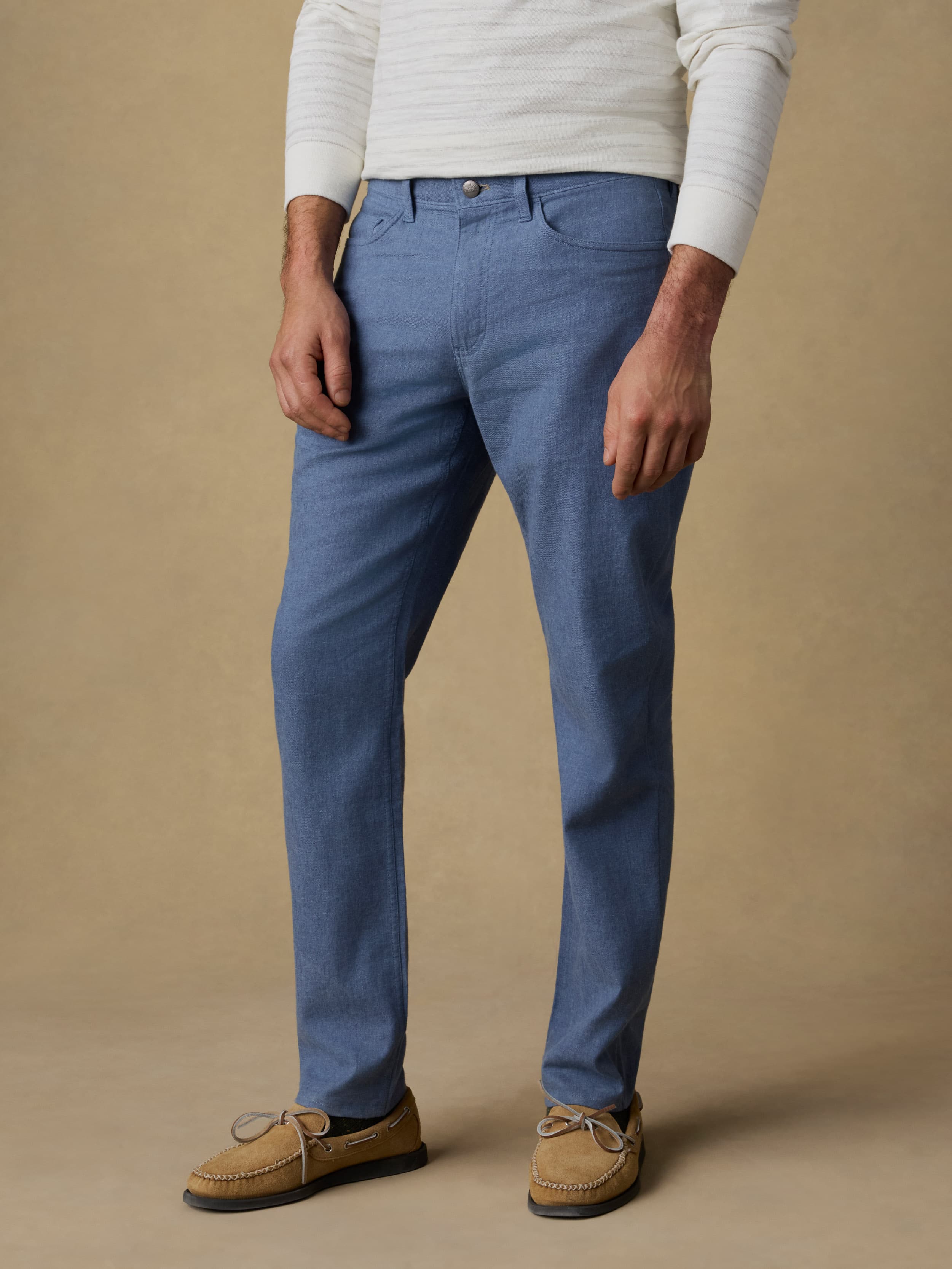 Movementâ„?Linen 5-Pocket Pant - Dusk Blue