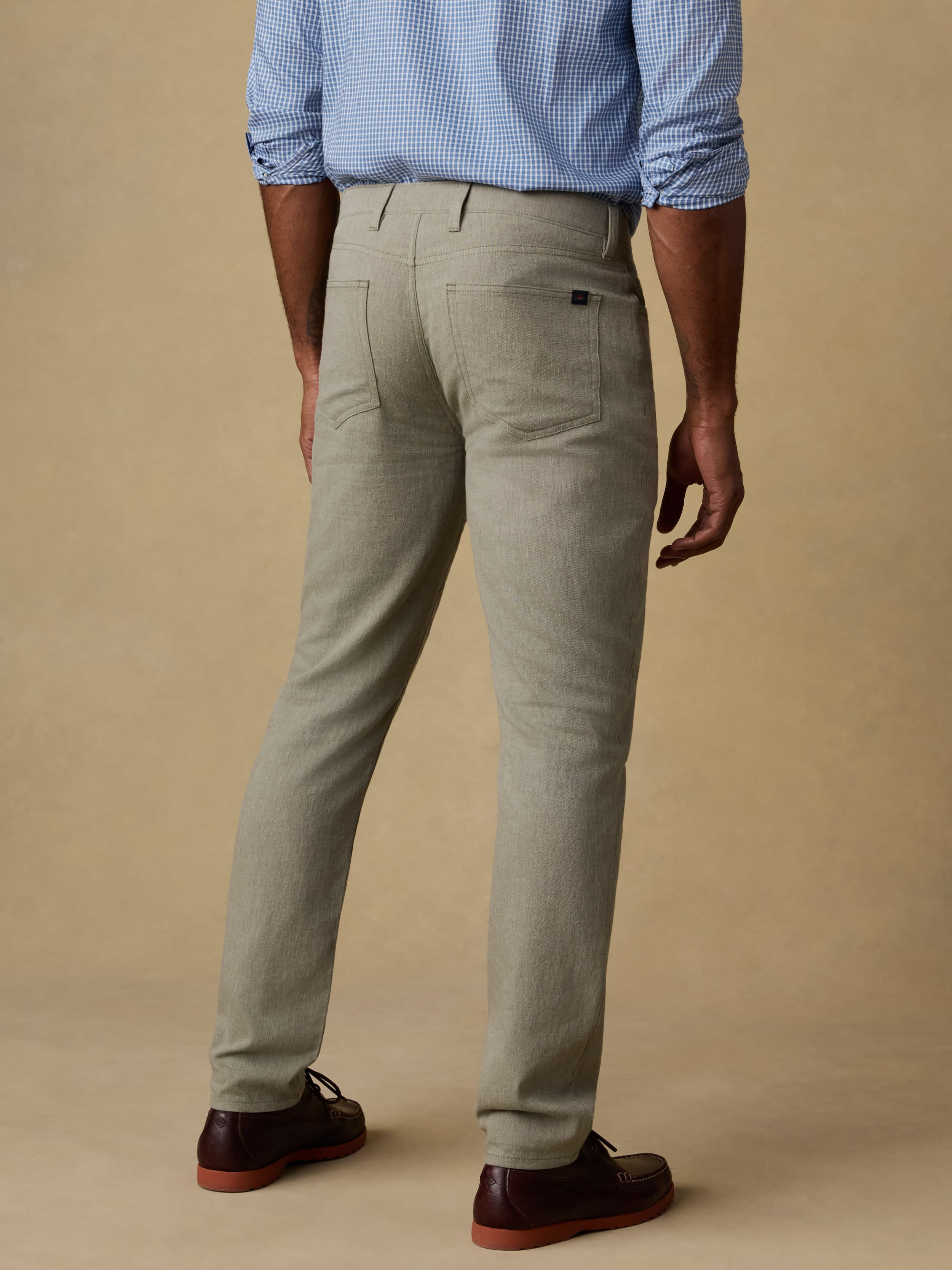 Movementâ„?Linen 5-Pocket Pant - Sage Cliff