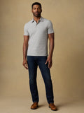 Short-Sleeve Movementâ„?Polo - Dark Cloud Stripe