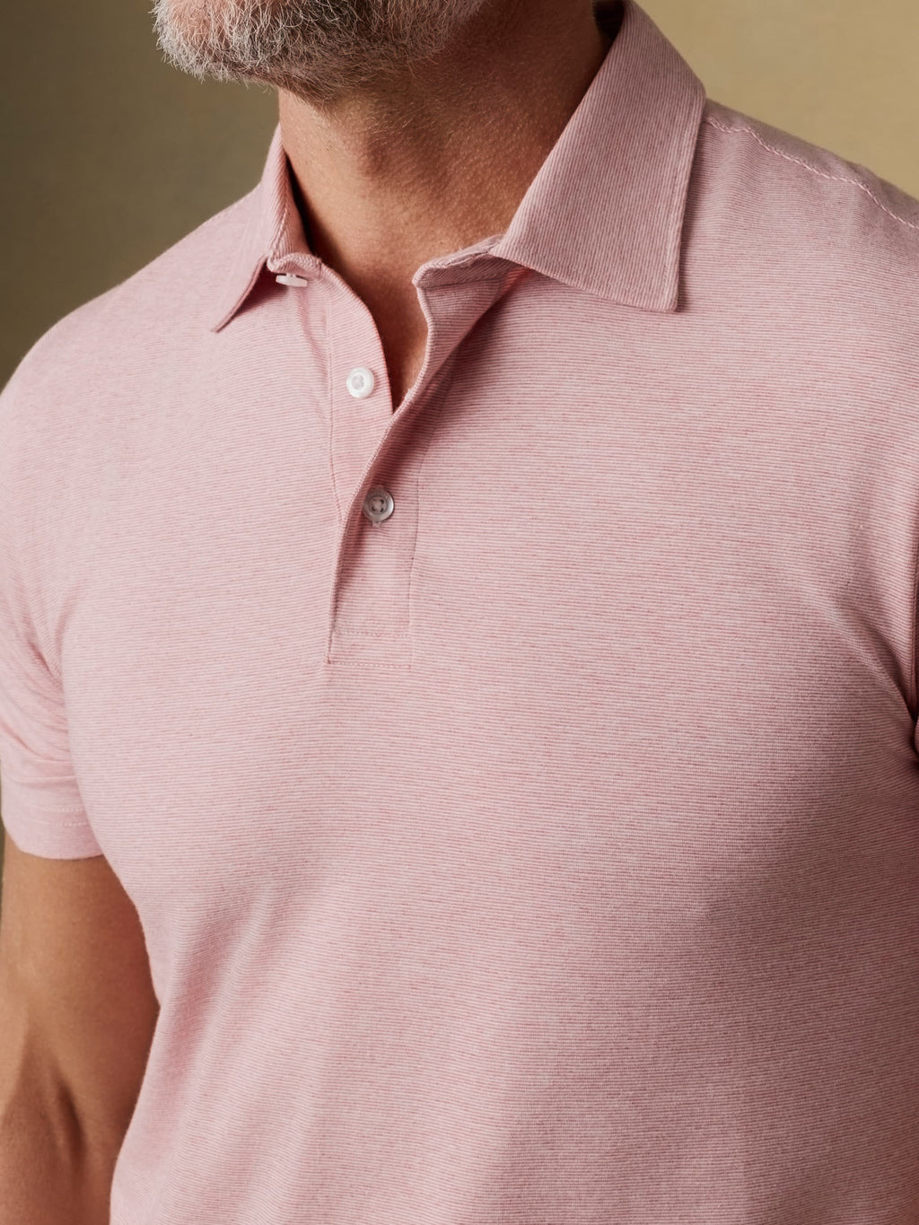 Short-Sleeve Movementâ„?Polo - Ivory Rose Feeder