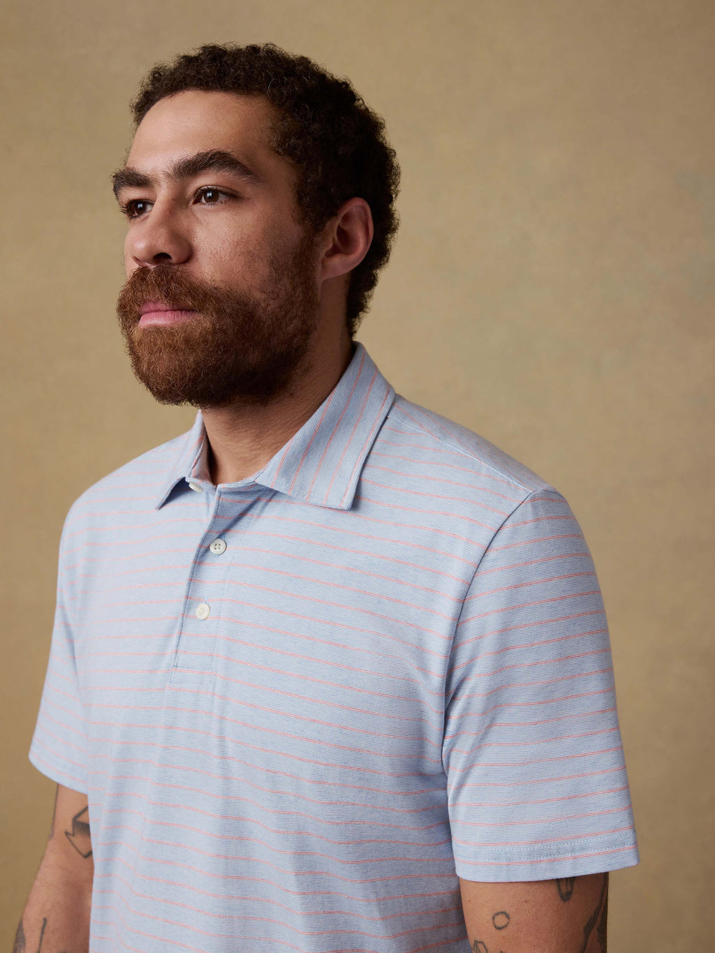 Short-Sleeve Movementâ„?Polo - Vista View Stripe