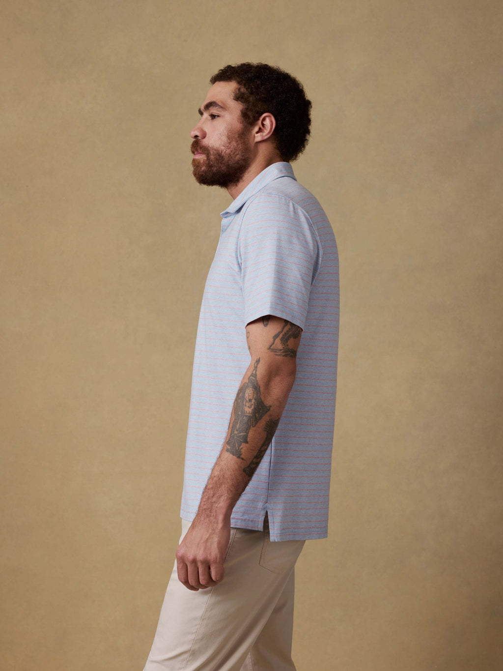 Short-Sleeve Movementâ„?Polo - Vista View Stripe