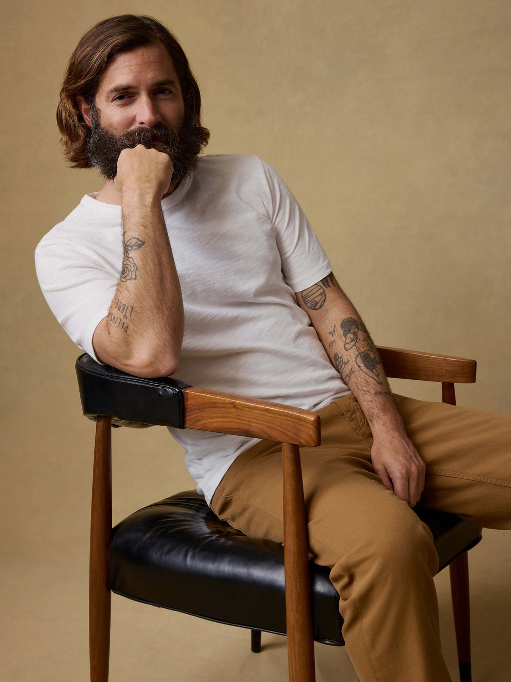 Sunwashed Regenerative Tee - White