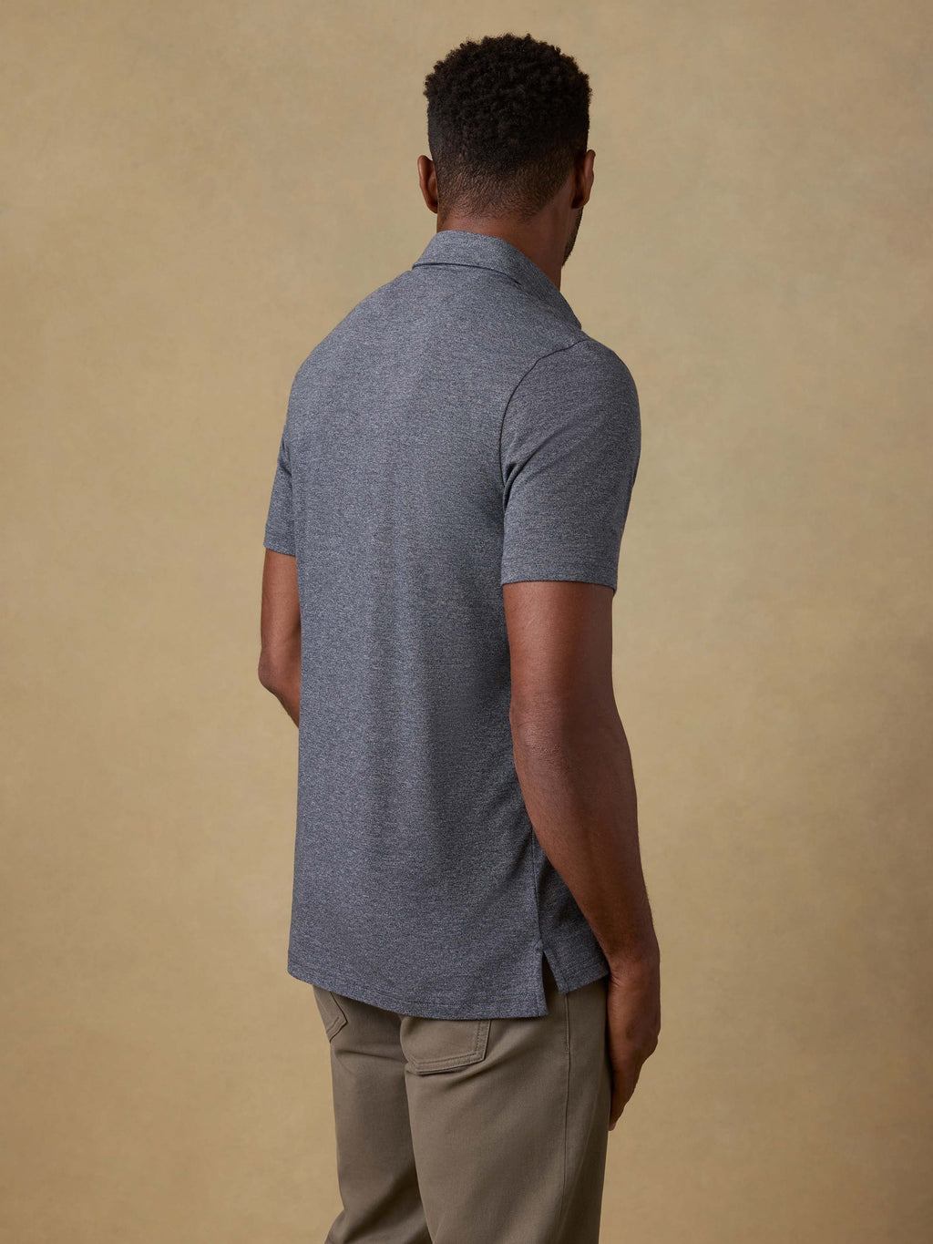 Short-Sleeve Movementâ„?Pique Polo - Dusty Iron Heather