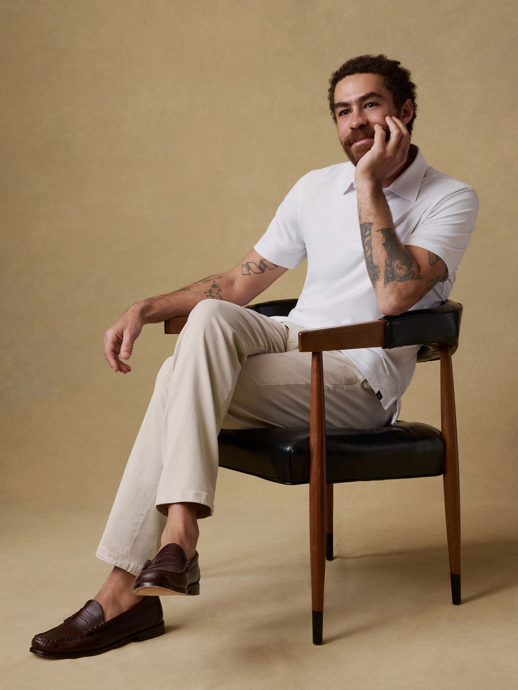 Short-Sleeve Movementâ„?Pique Polo - Pure White