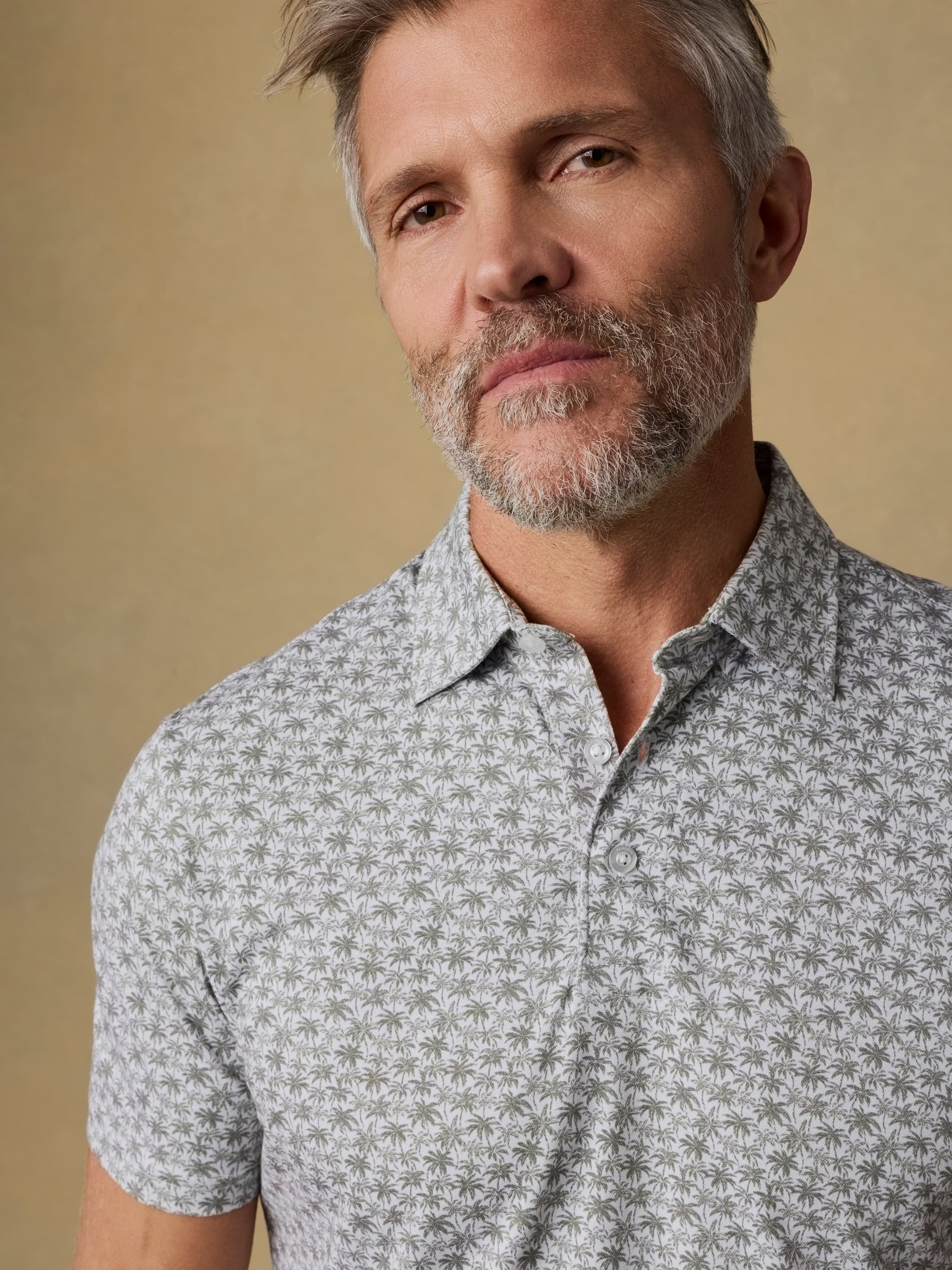 Short-Sleeve Movementâ„?Pique Polo - Olive Palm Beach