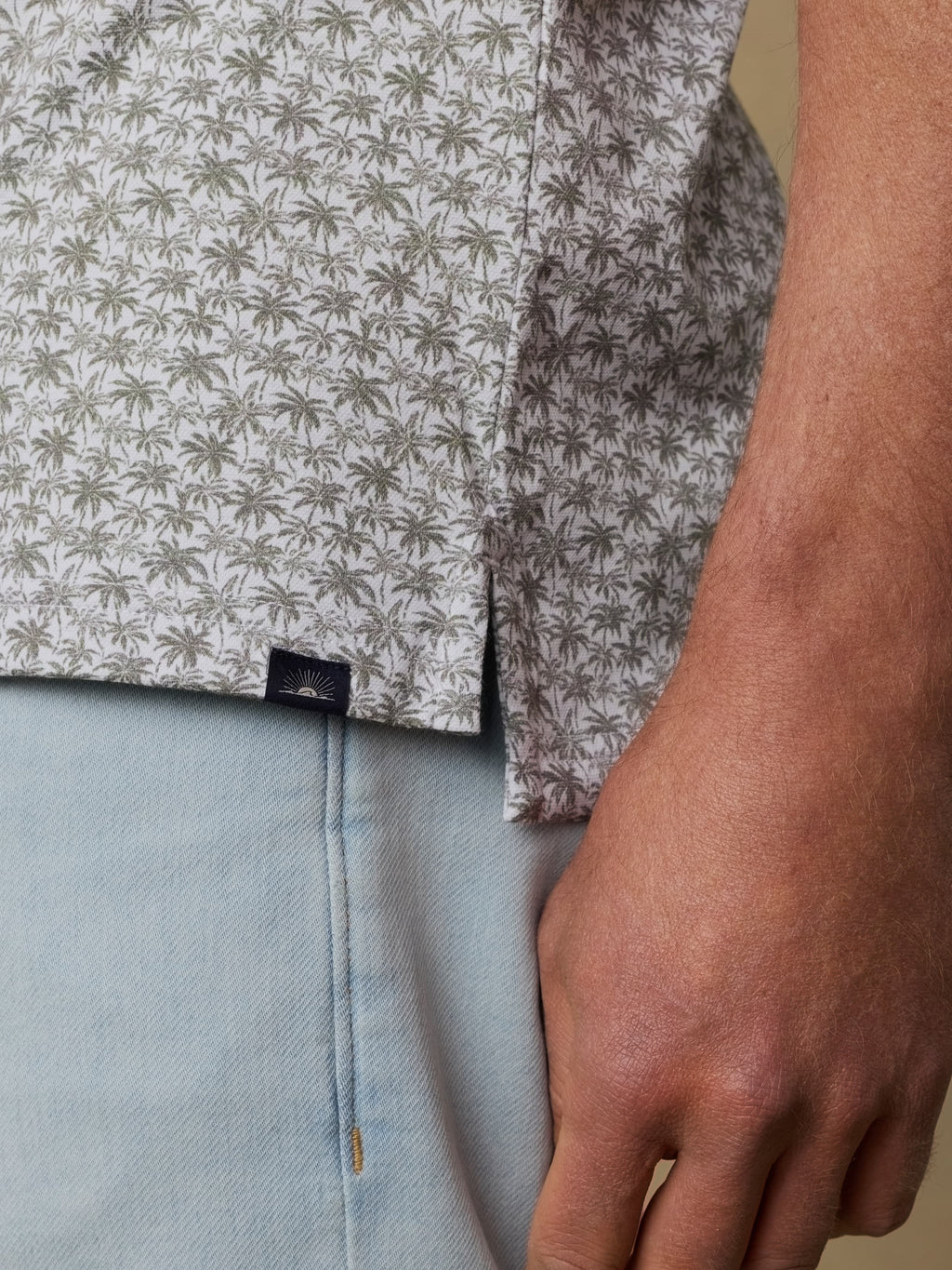 Short-Sleeve Movementâ„?Pique Polo - Olive Palm Beach