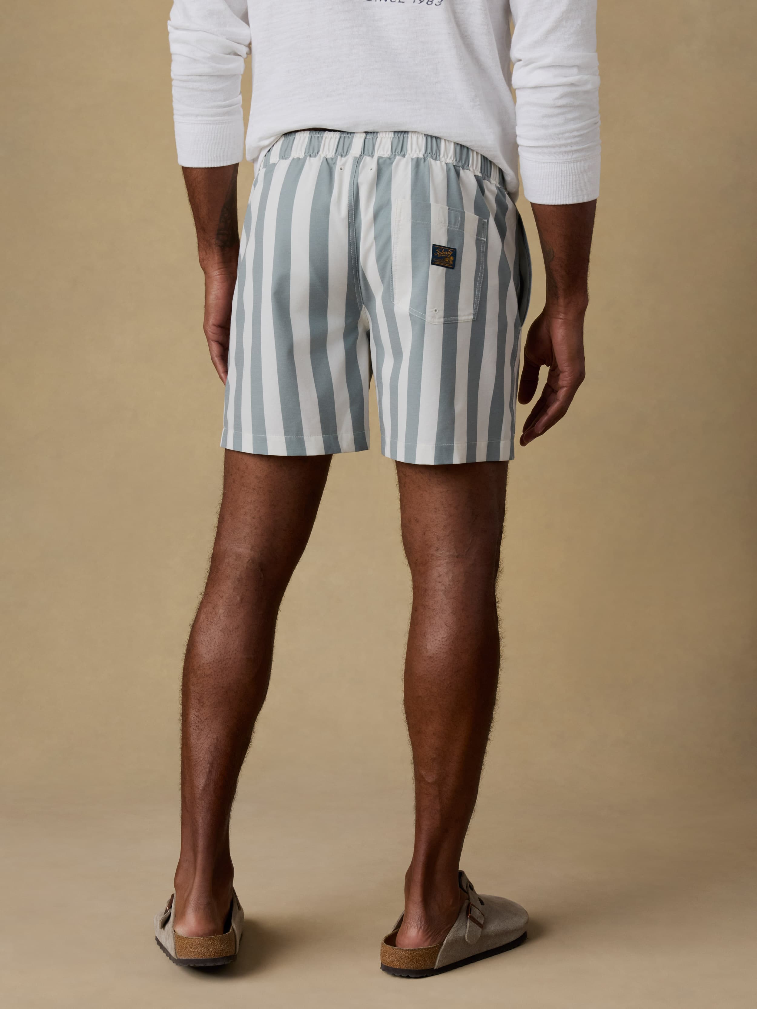 All Dayâ„?Trunk (6") - Sage Awning Stripe