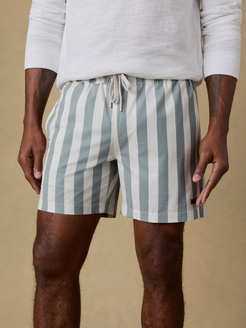 All Dayâ„?Trunk (6") - Sage Awning Stripe