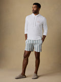 All Dayâ„?Trunk (6") - Sage Awning Stripe