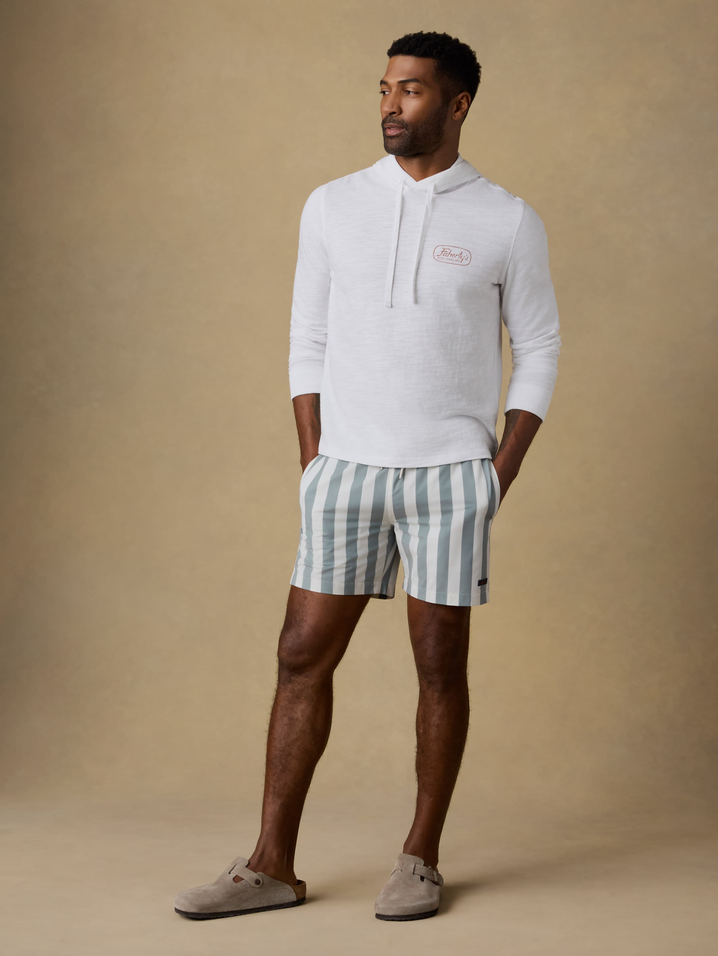 All Dayâ„?Trunk (6") - Sage Awning Stripe
