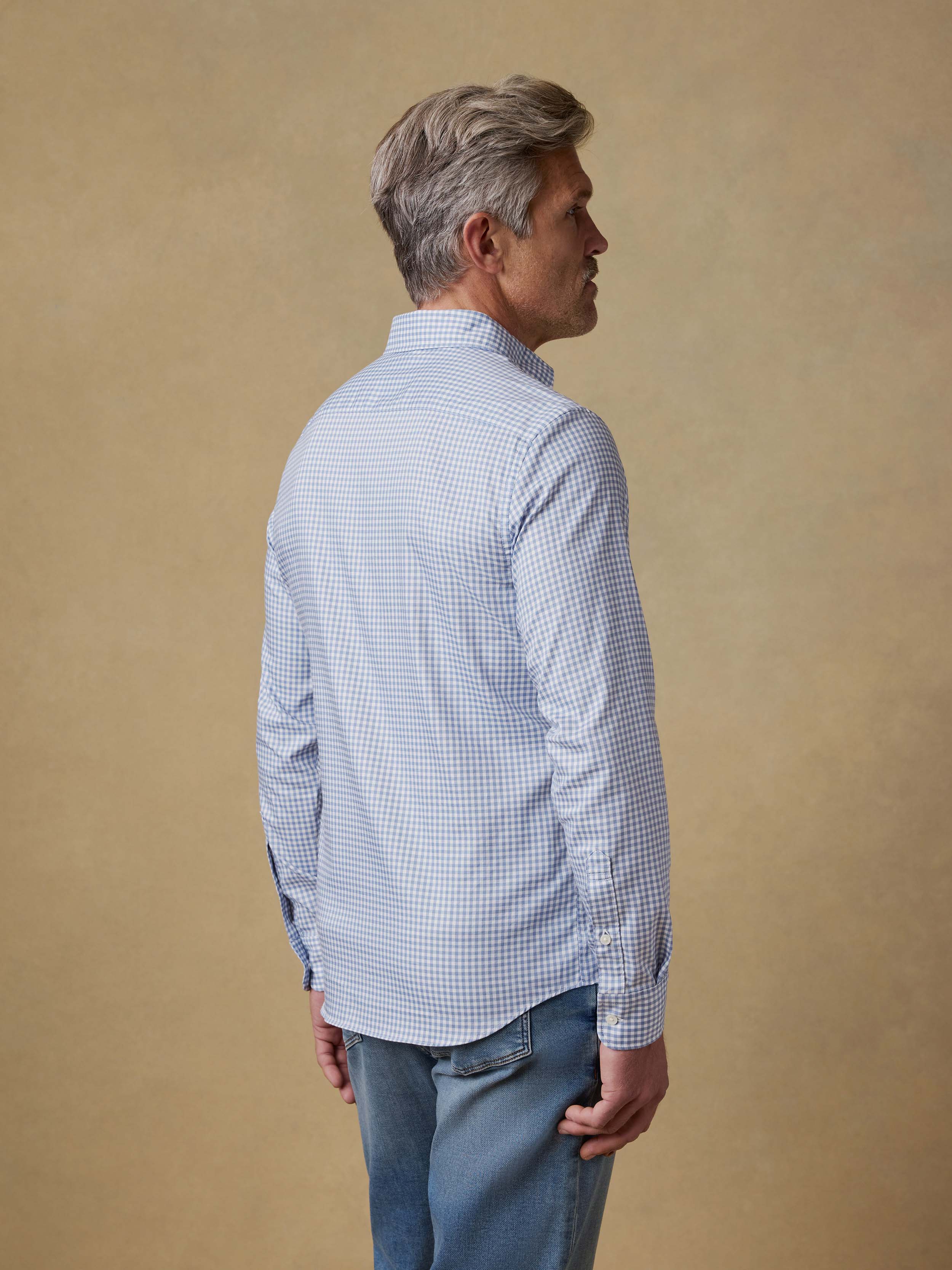 The Movementâ„?Shirt - Light Blue Gingham