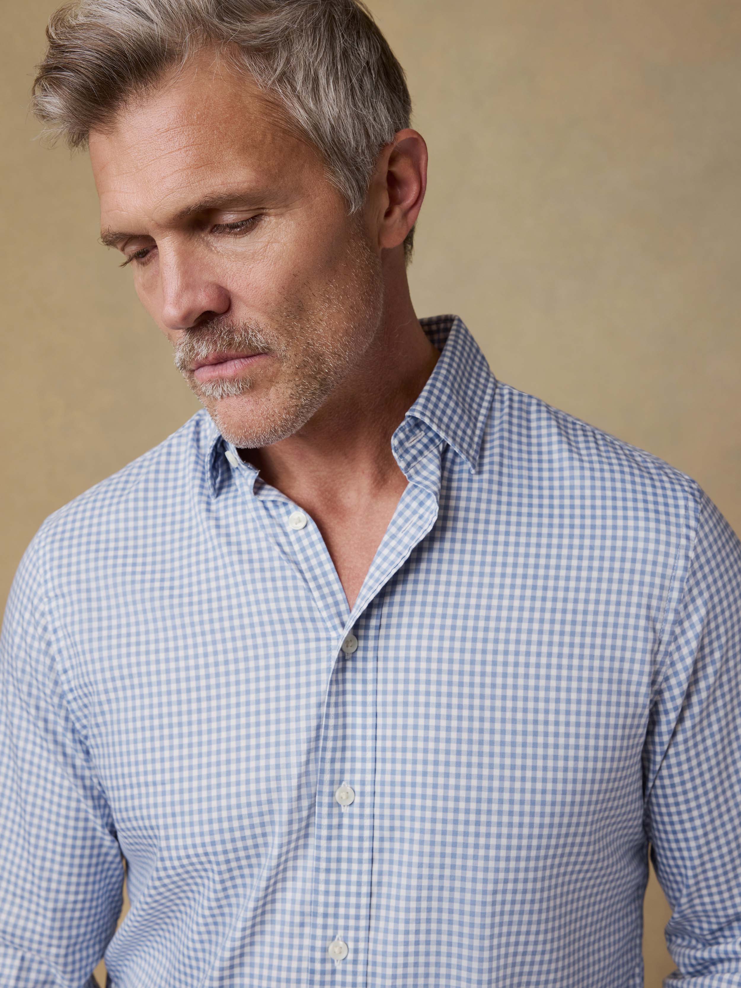 The Movementâ„?Shirt - Light Blue Gingham
