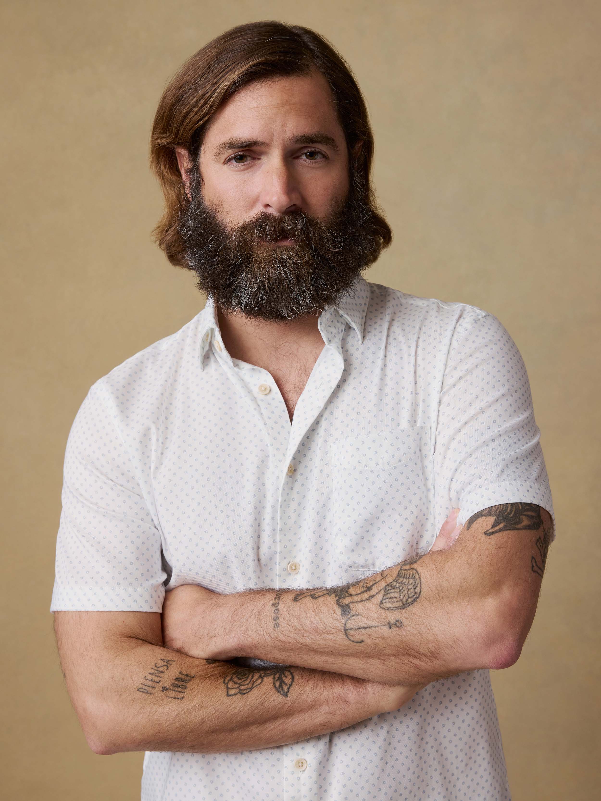 Short-Sleeve Movementâ„?Monterey Shirt - Mist Sunburst