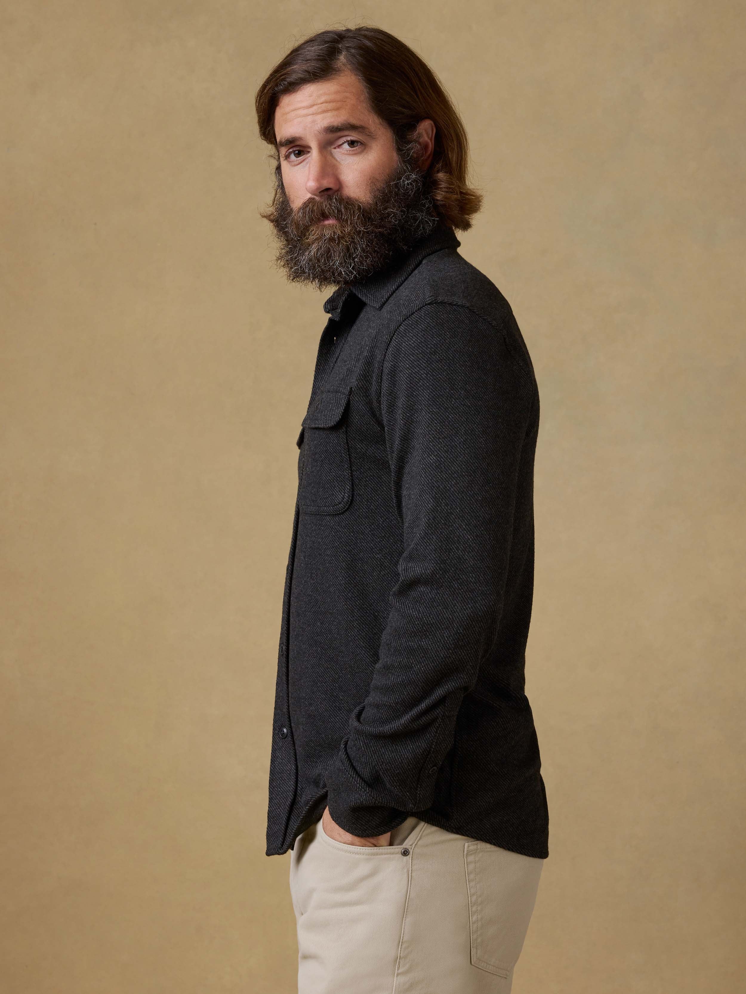 Legendâ„?Sweater Shirt - Heathered Black Twill