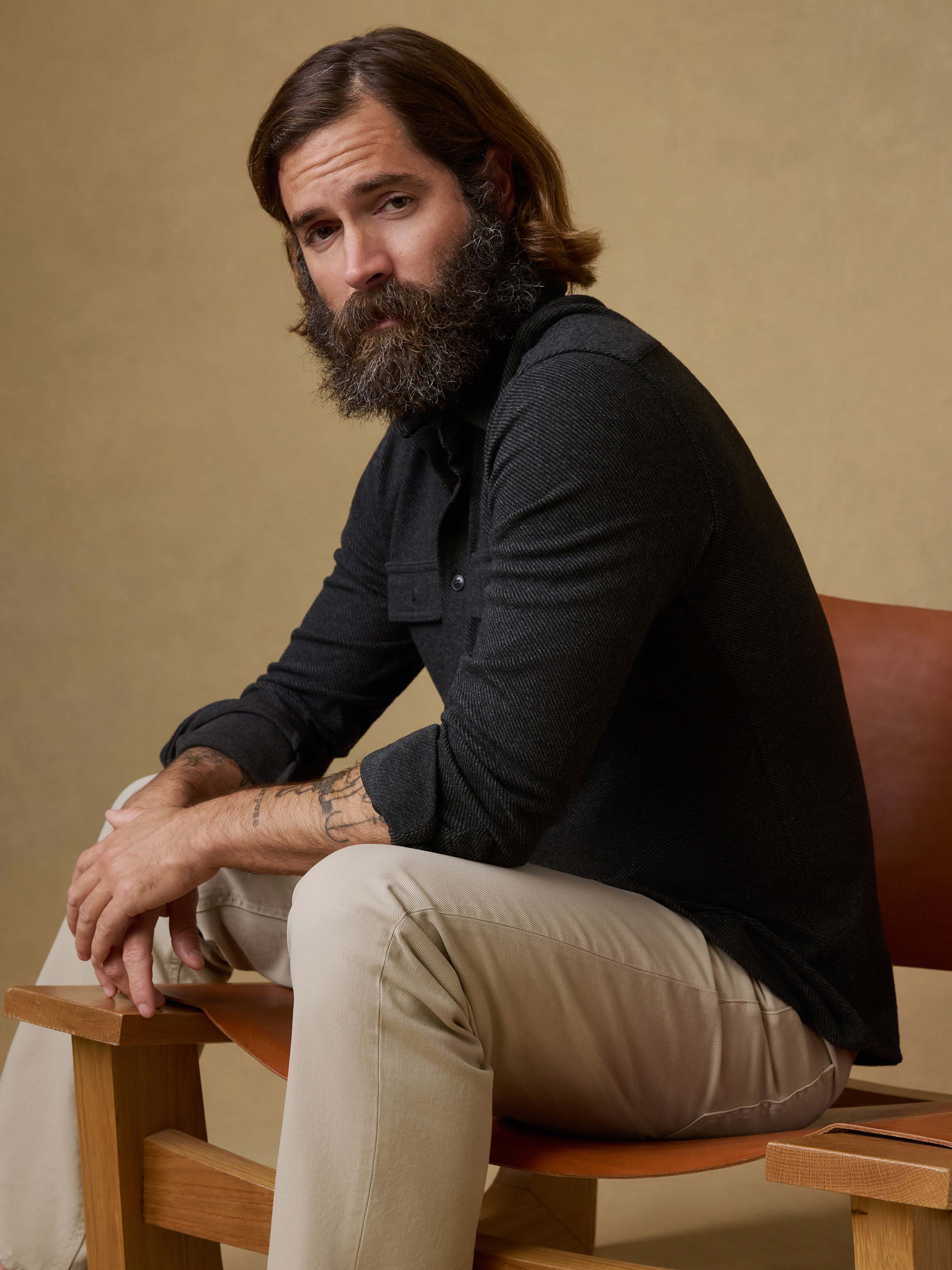 Legendâ„?Sweater Shirt - Heathered Black Twill