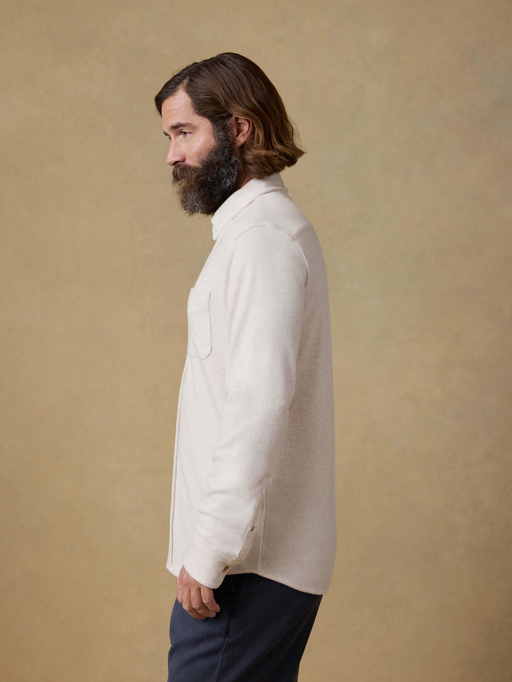 Legendâ„?Sweater Shirt (single Pocket) - Off White